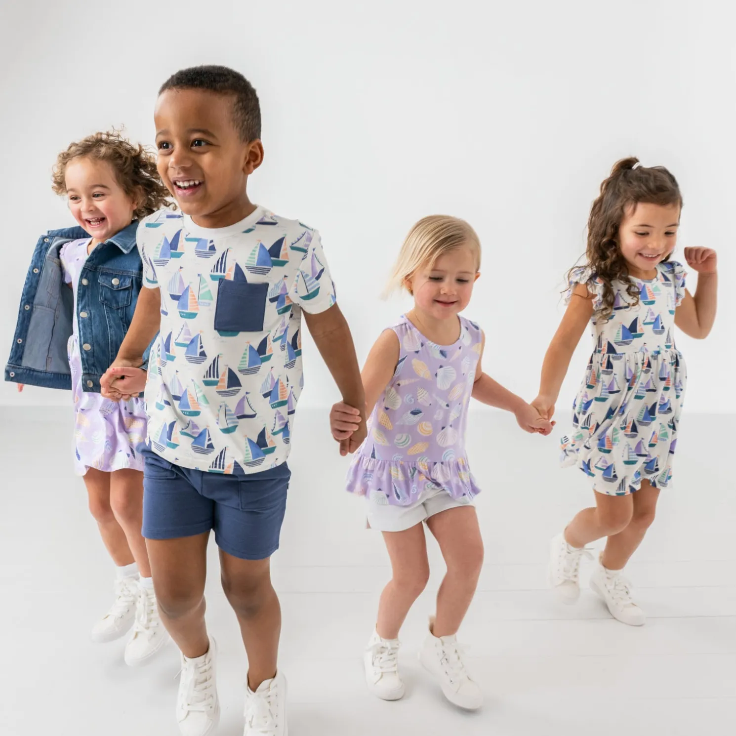 Seas The Day Flutter Skater Dress