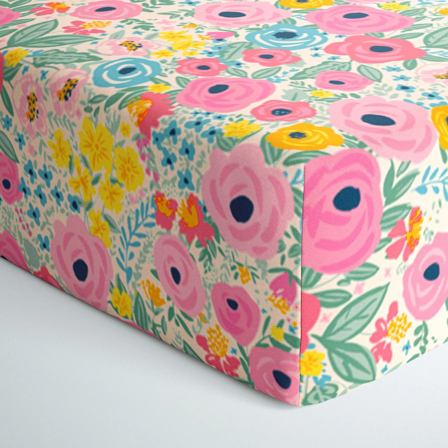 Secret Garden Fitted Crib Sheet
