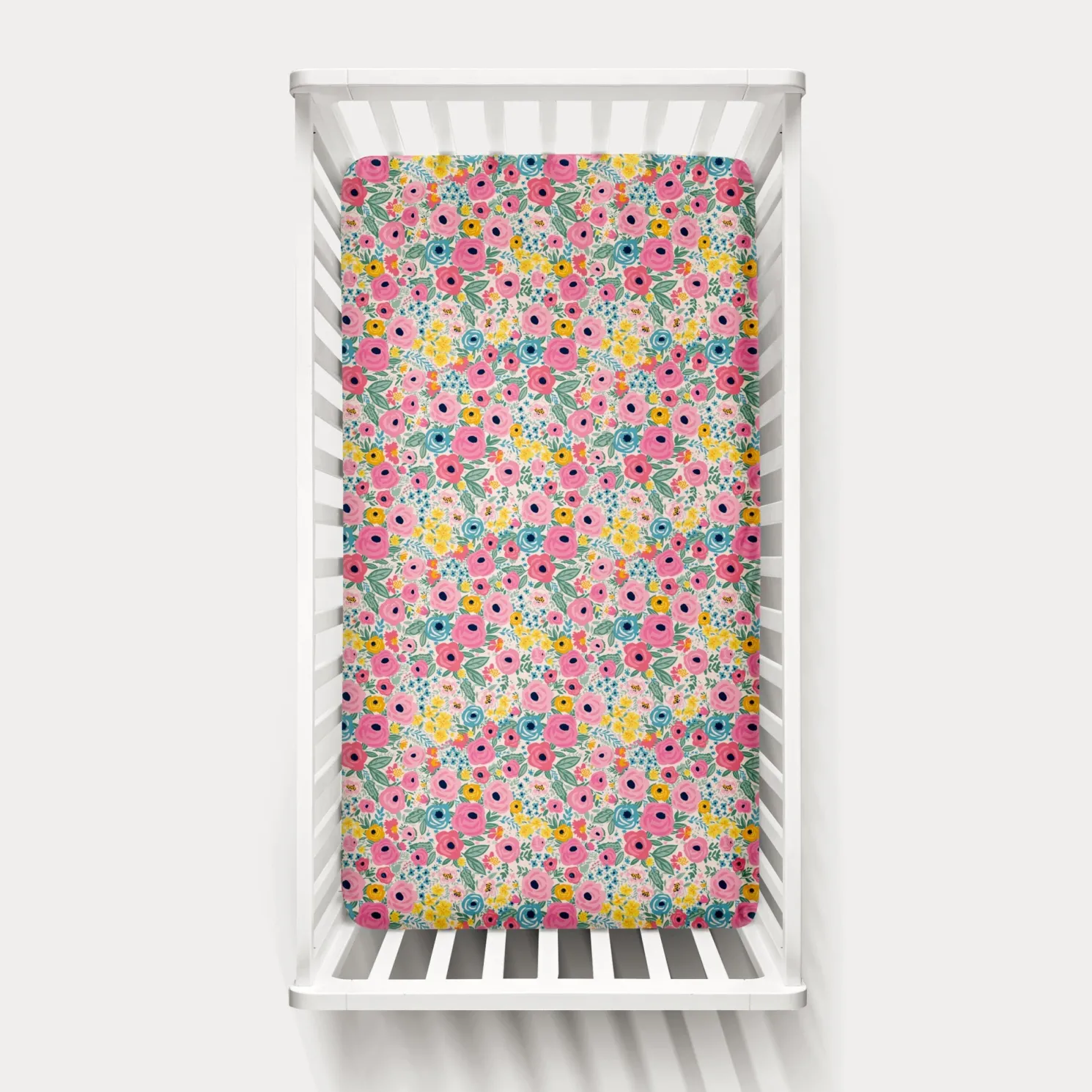 Secret Garden Fitted Crib Sheet