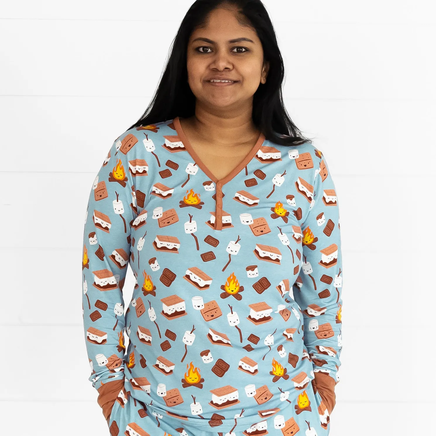S'mores Galore Women's Pajama Top