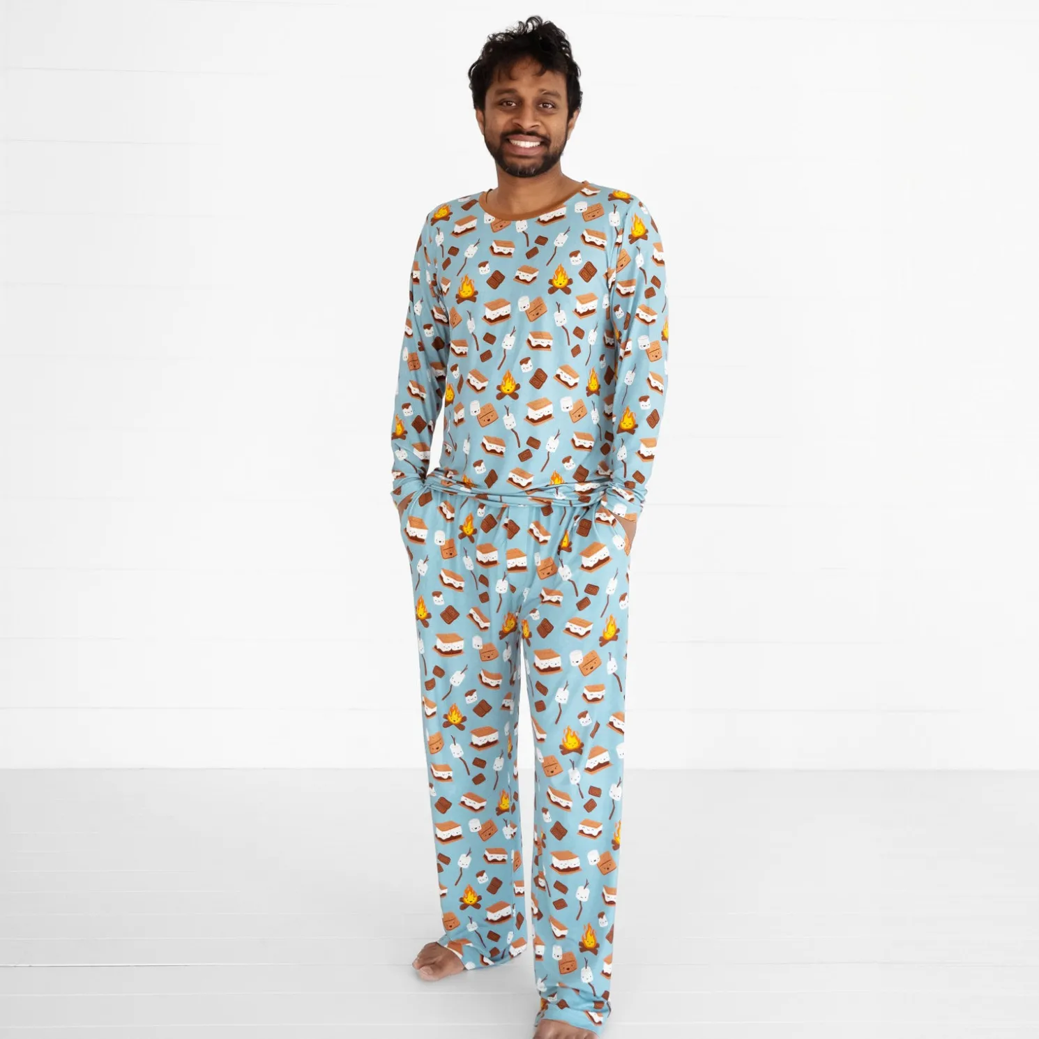 S'mores Galore Men's Pajama Top