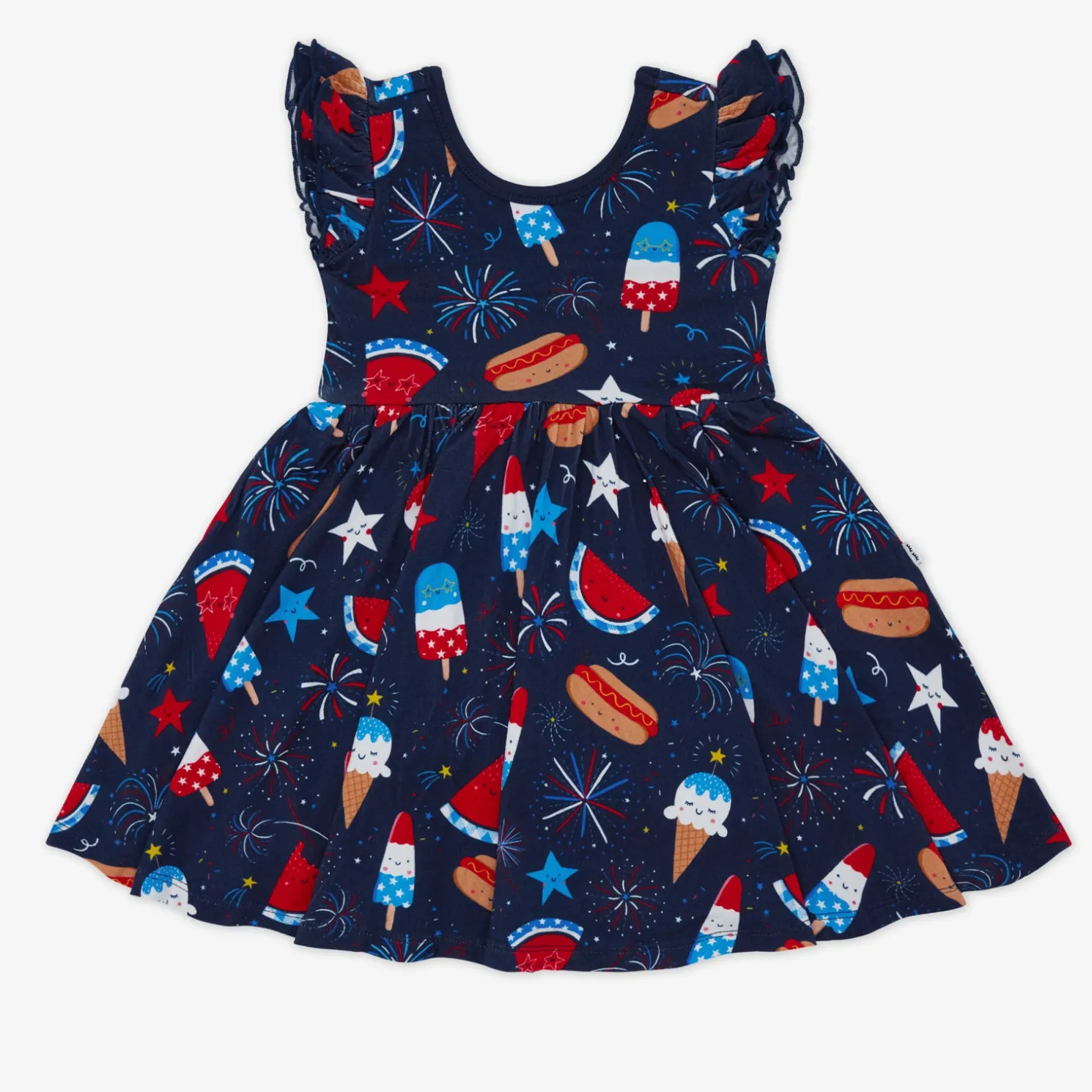 Snacks & Sparkles Flutter Twirl Dress