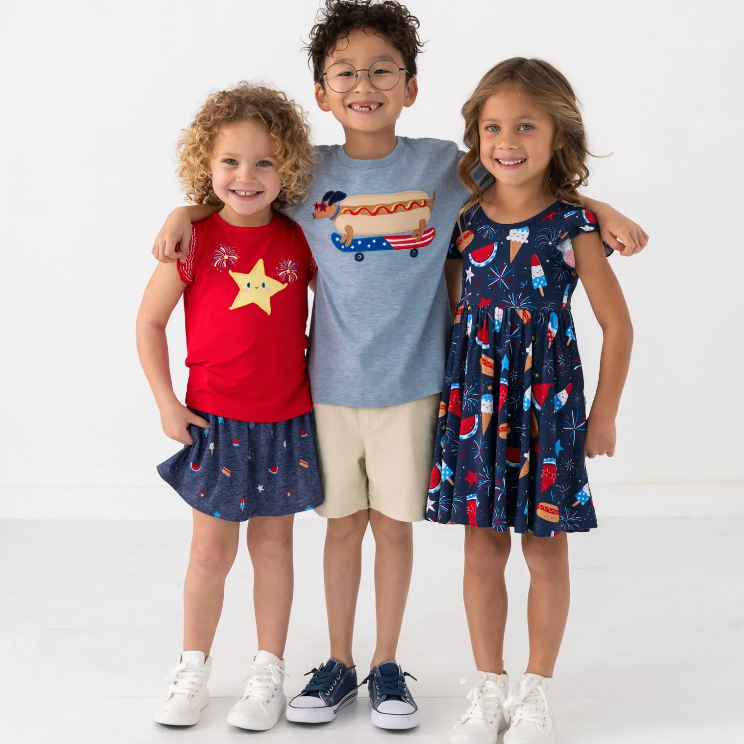 Snacks & Sparkles Flutter Twirl Dress