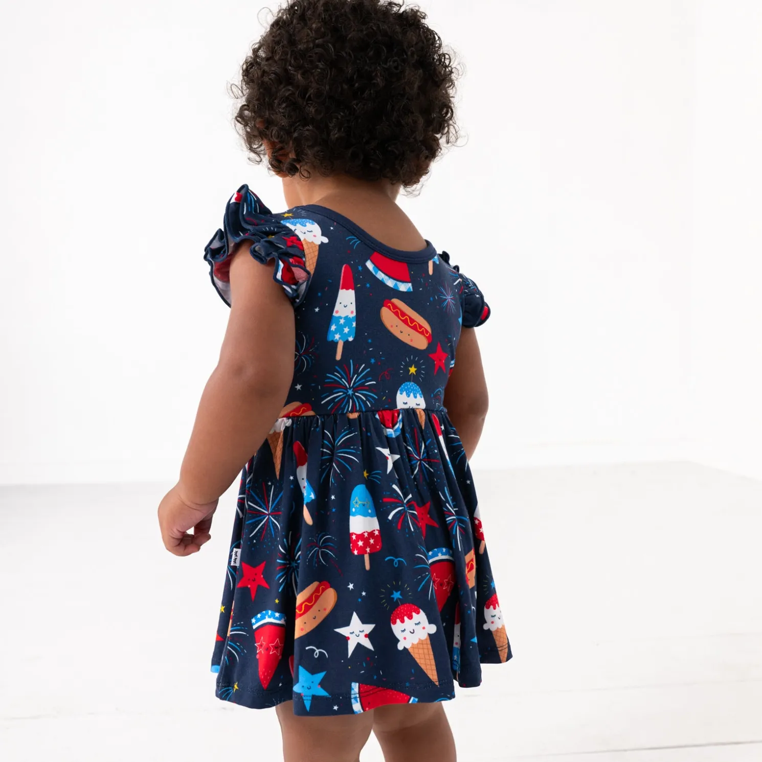 Snacks & Sparkles Flutter Twirl Dress with Bodysuit