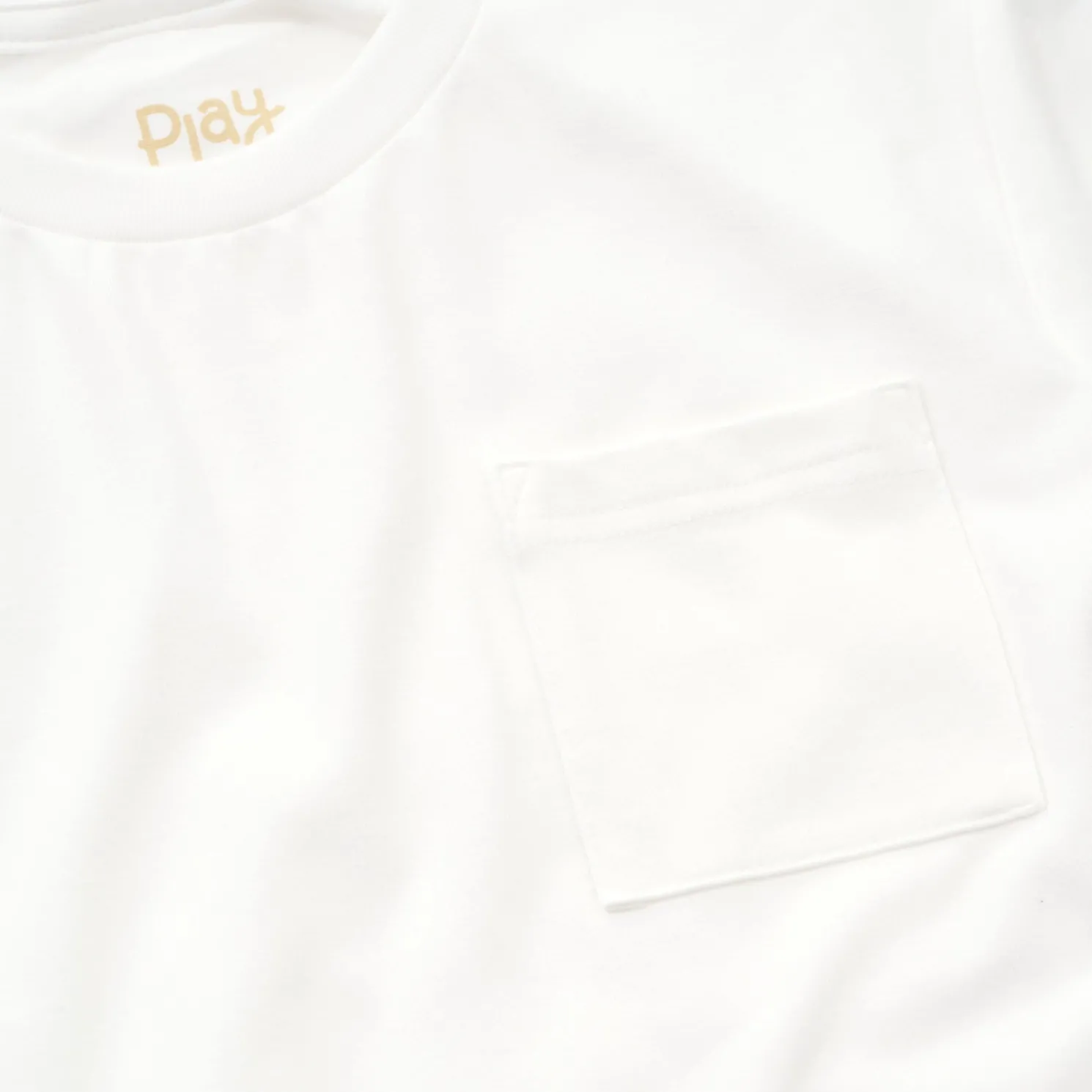 Soft White Relaxed Pocket Tee