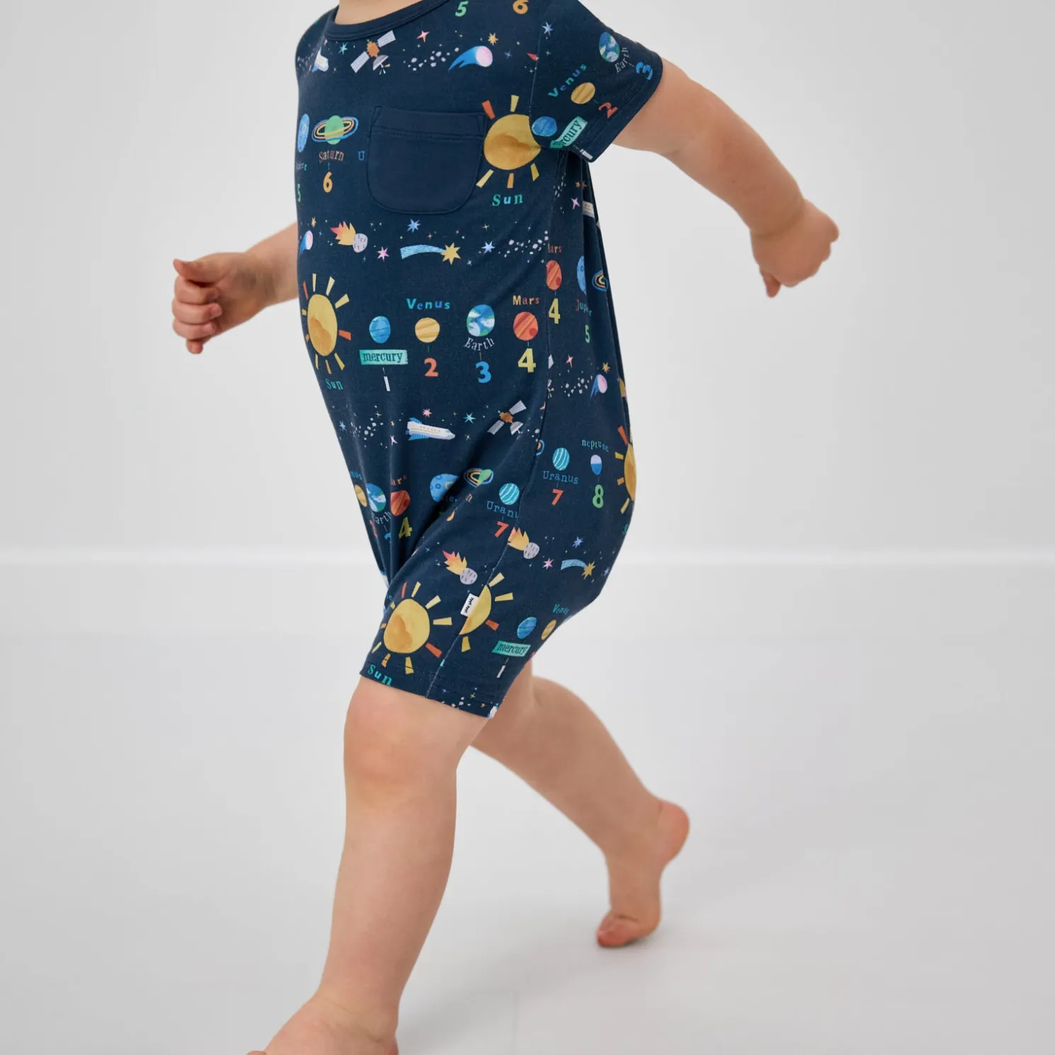 Solar Explorers Pocket Shorty Romper