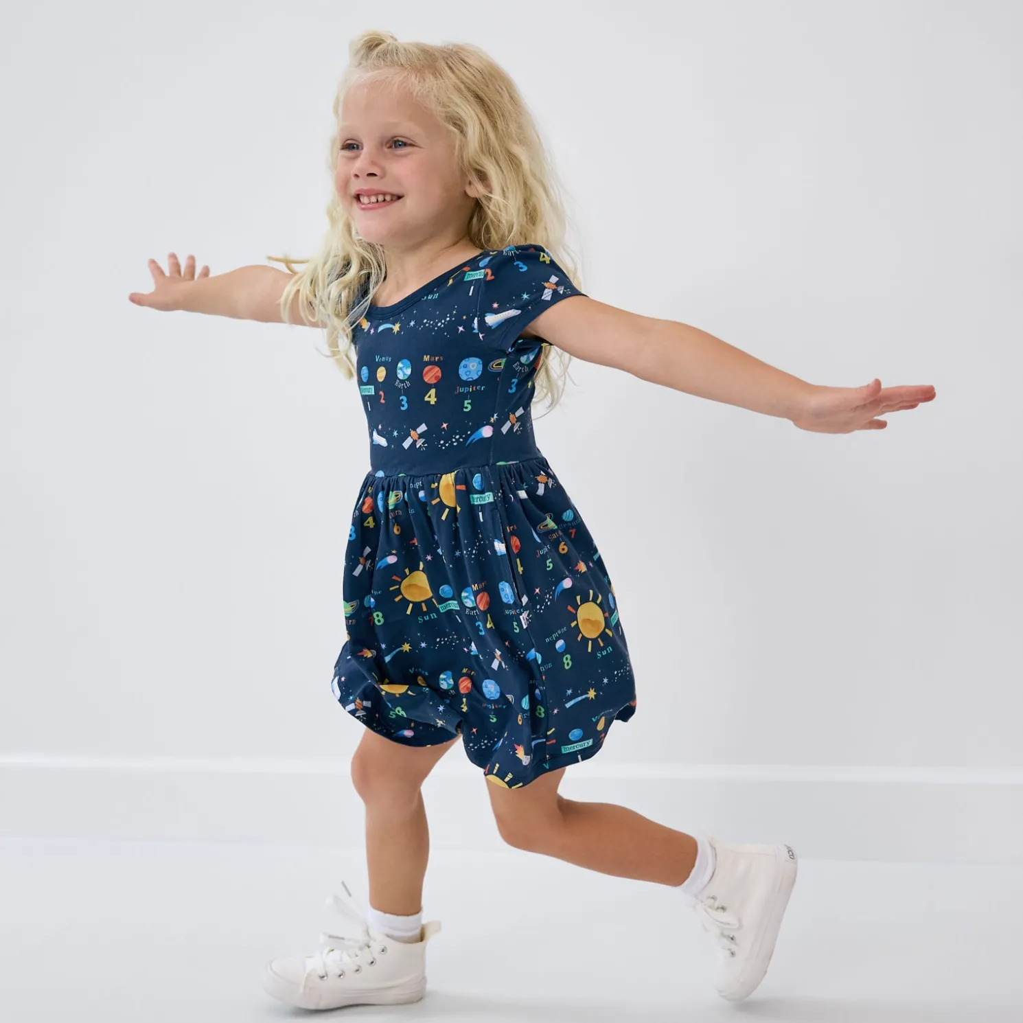 Solar Explorers Skater Dress