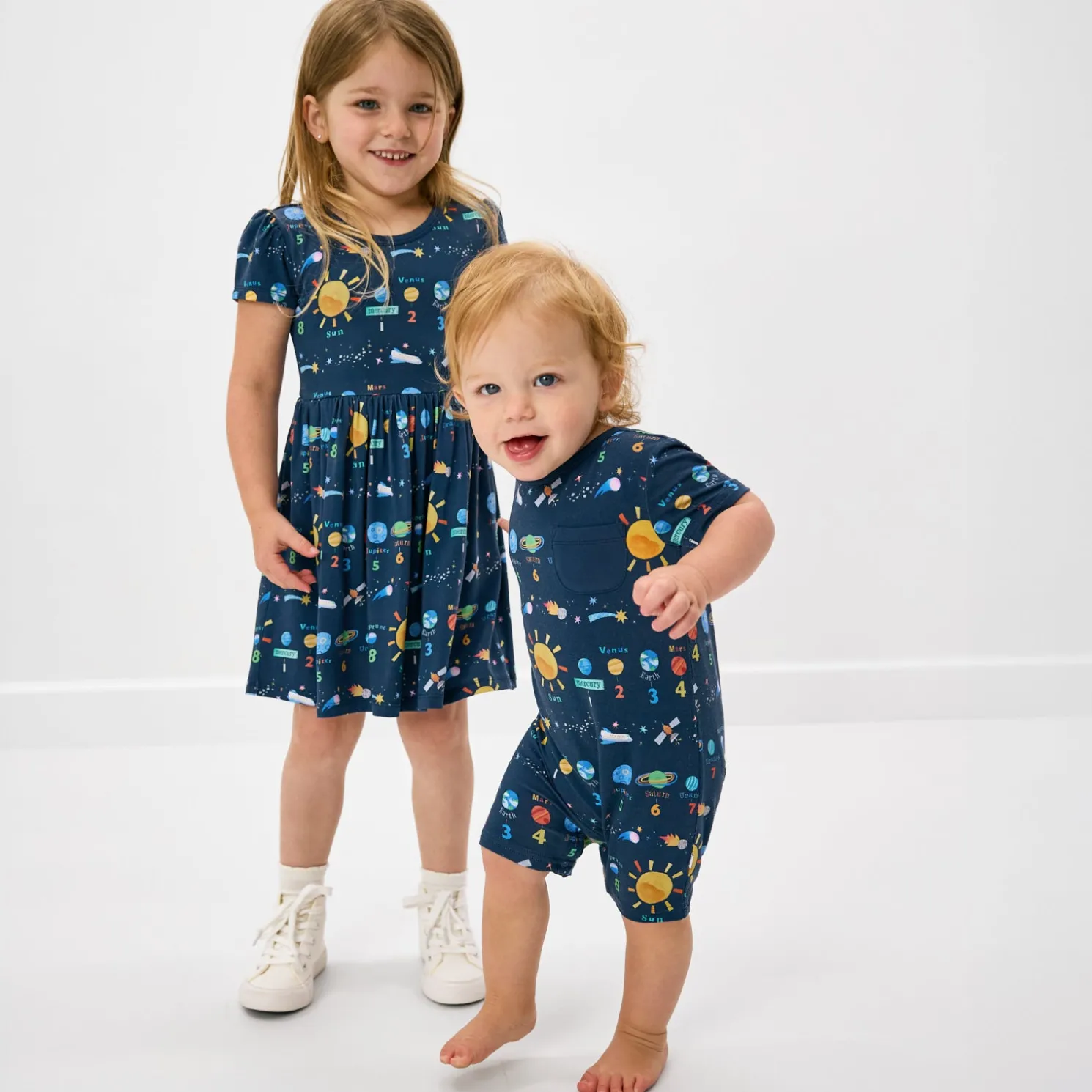 Solar Explorers Skater Dress