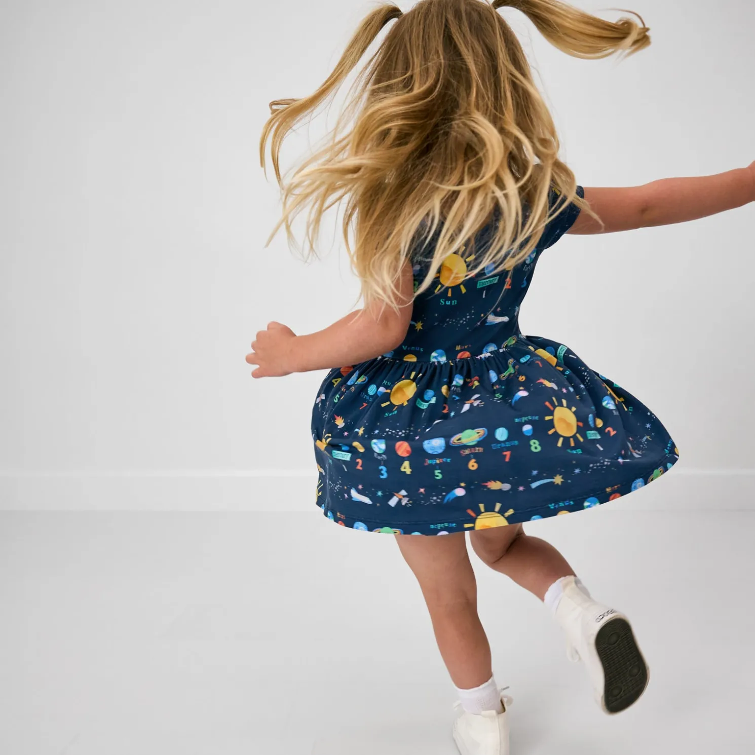 Solar Explorers Skater Dress with Bodysuit
