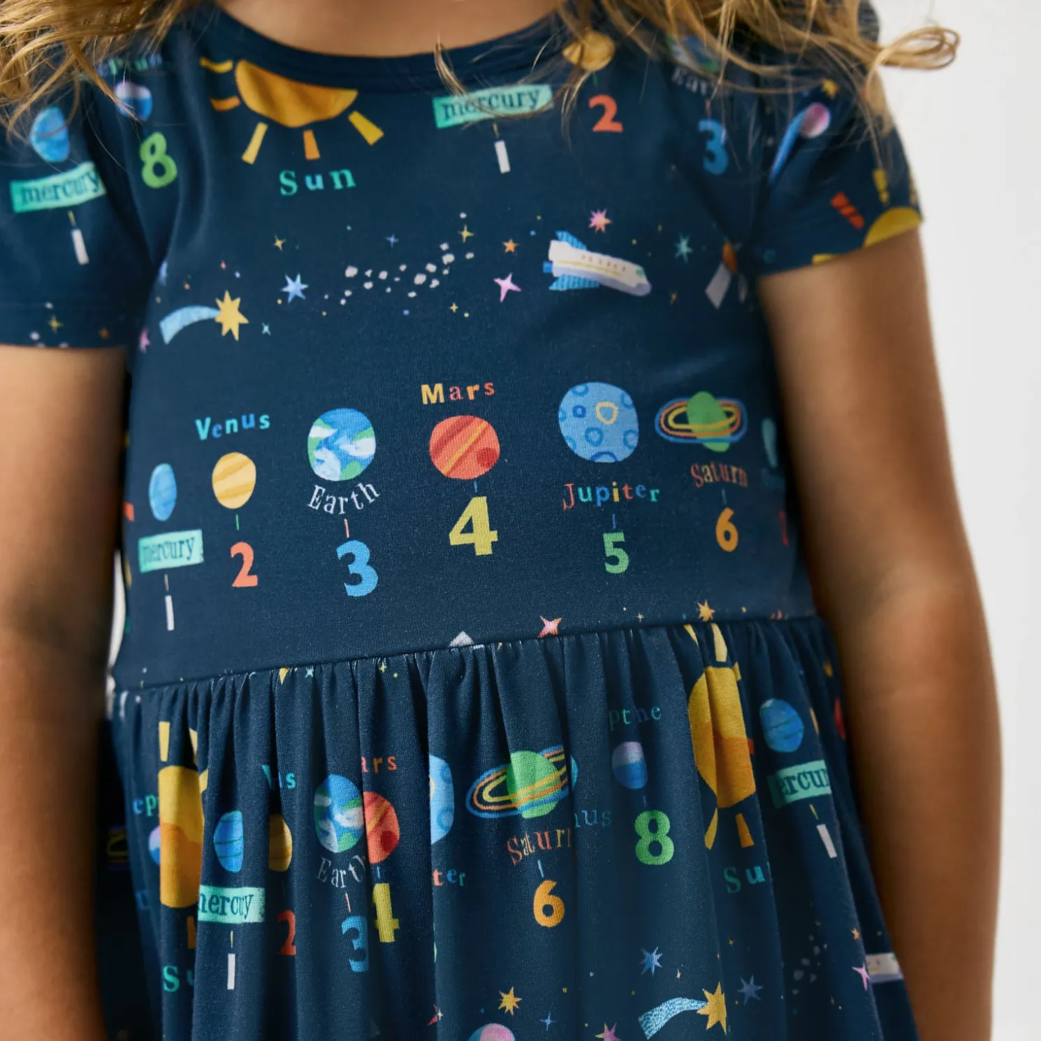 Solar Explorers Skater Dress with Bodysuit