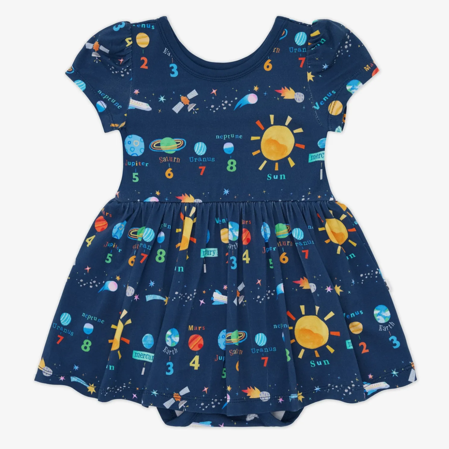 Solar Explorers Skater Dress with Bodysuit