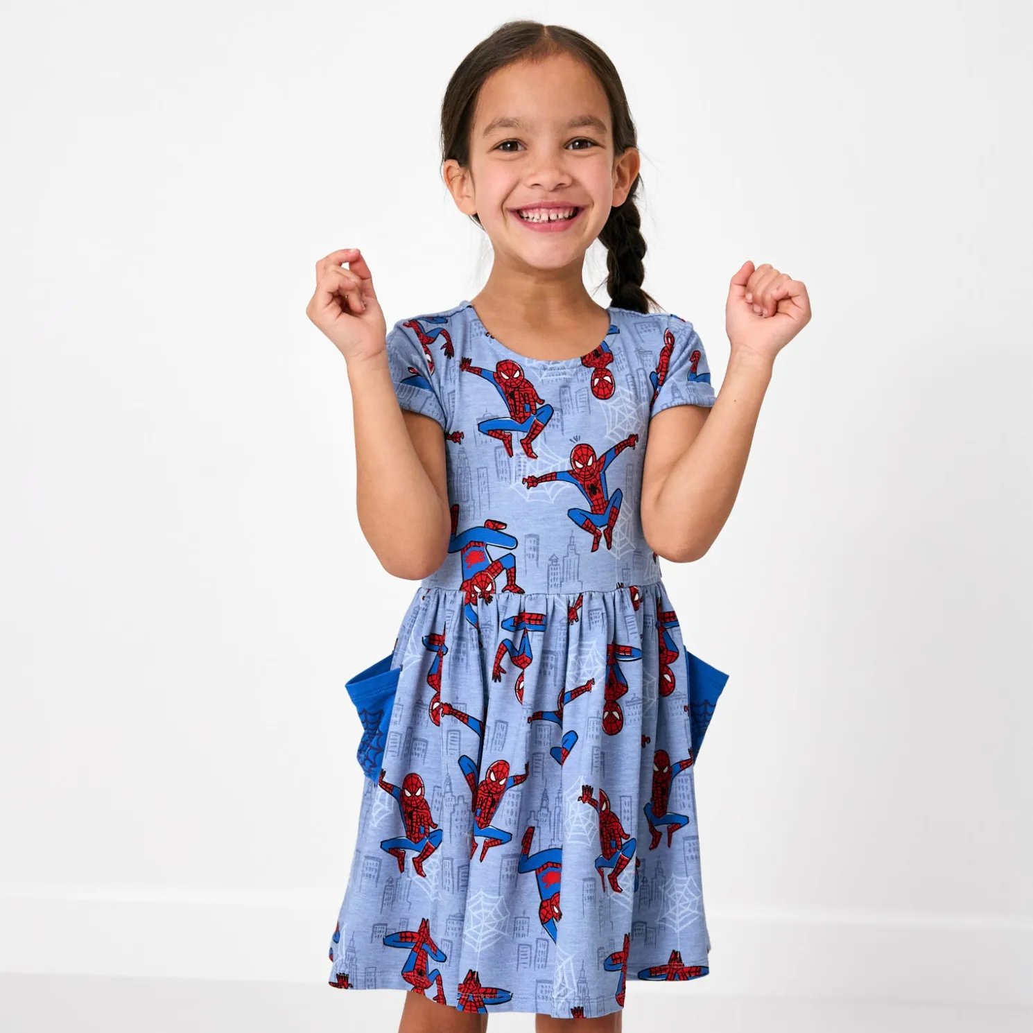 Spidey Sense Patch Pocket Dress
