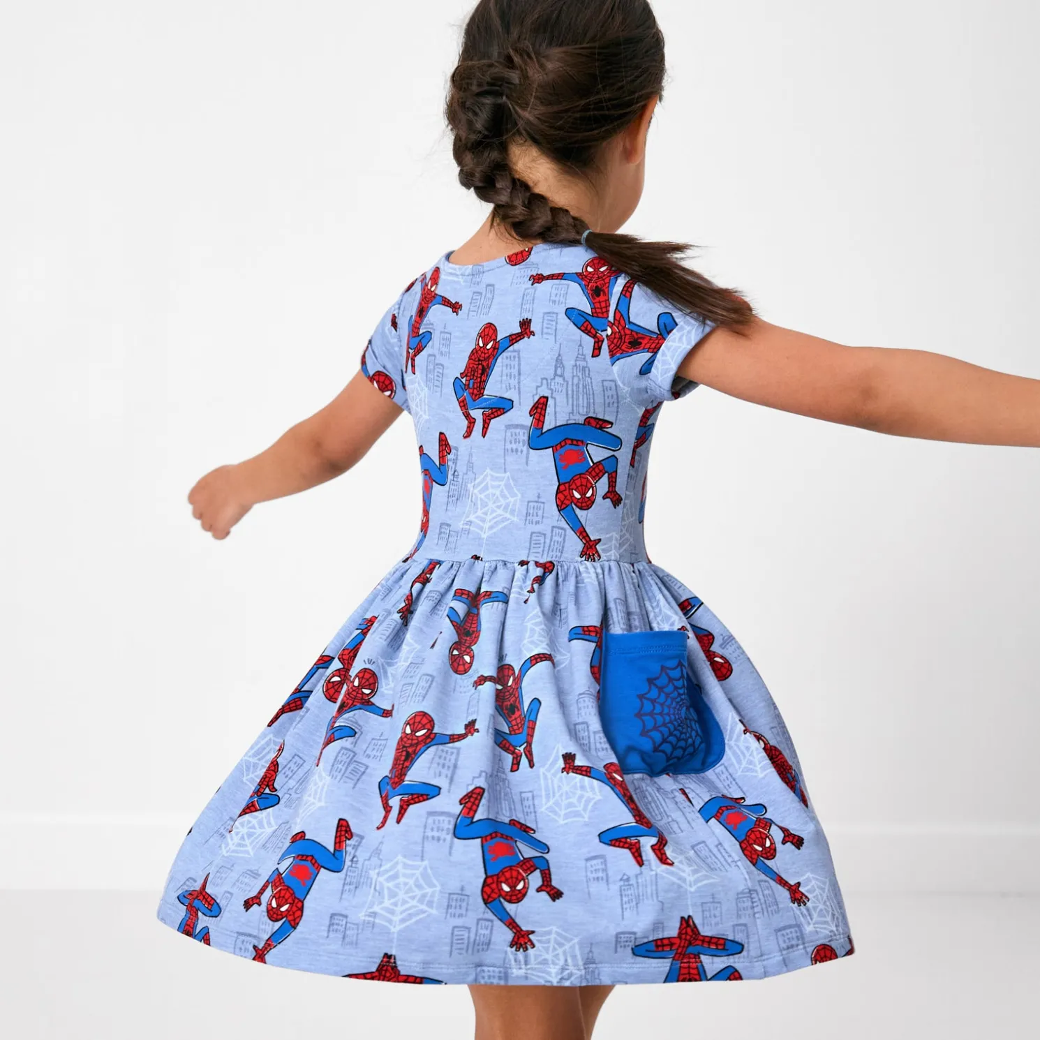 Spidey Sense Patch Pocket Dress