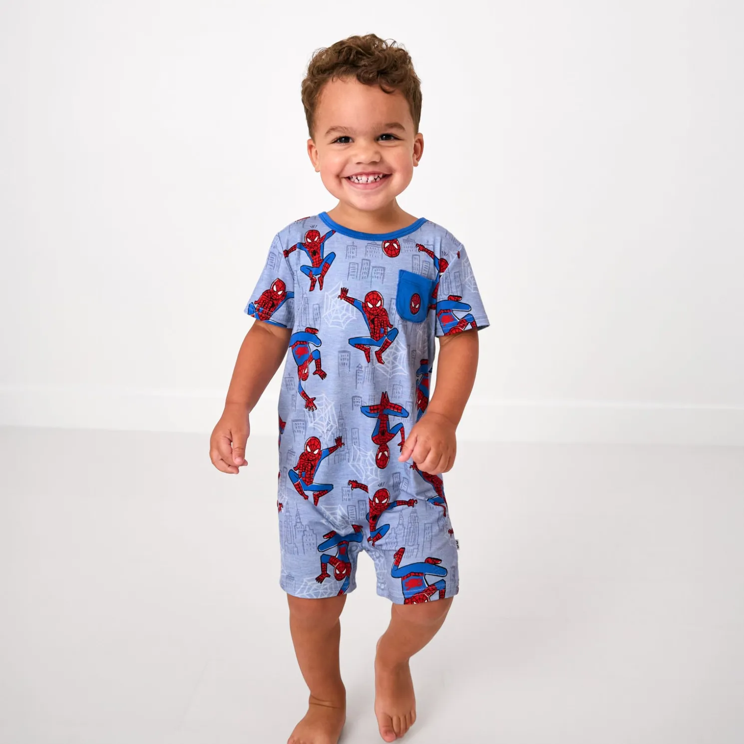 Spidey Sense Pocket Shorty Romper