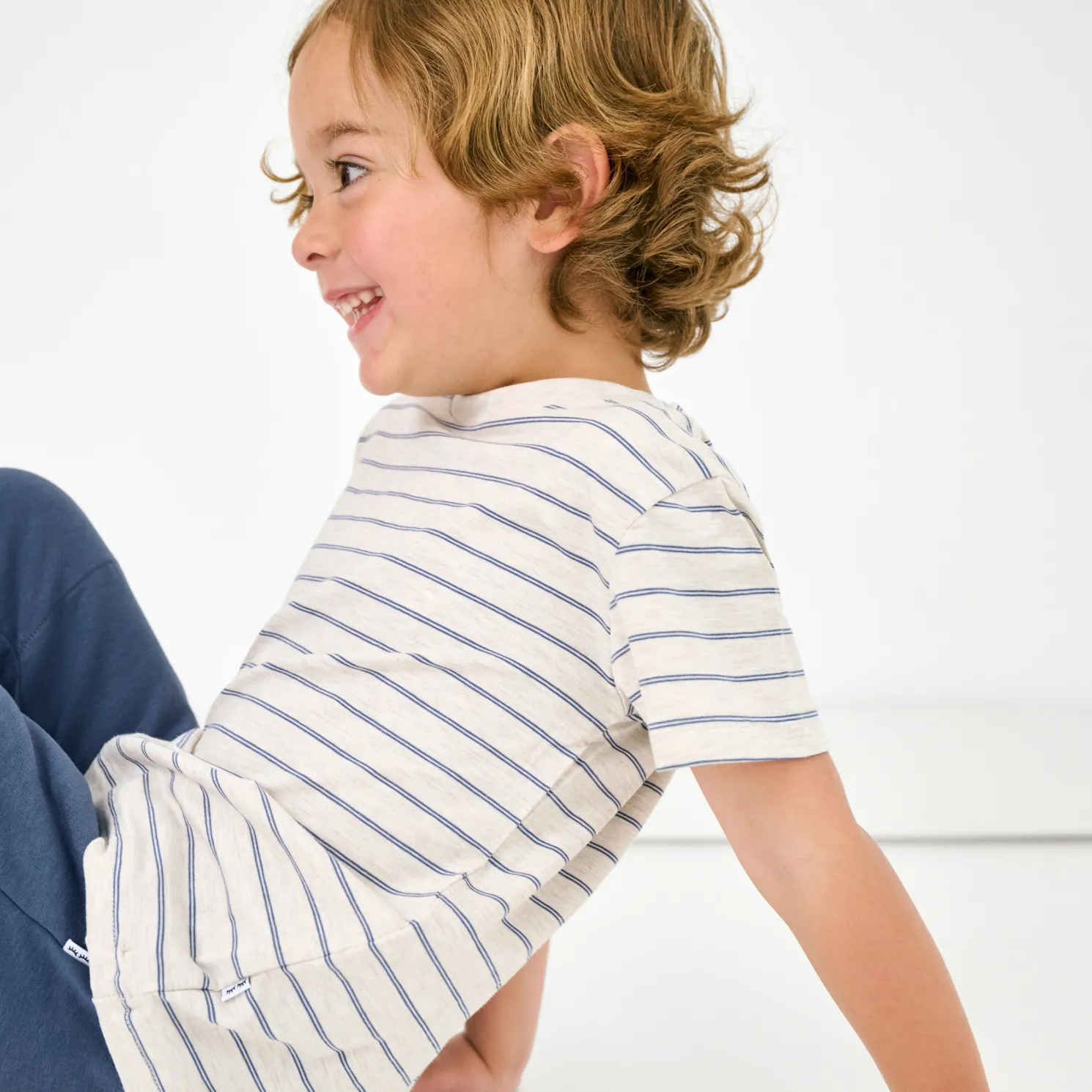 Stone Stripes Relaxed Tee