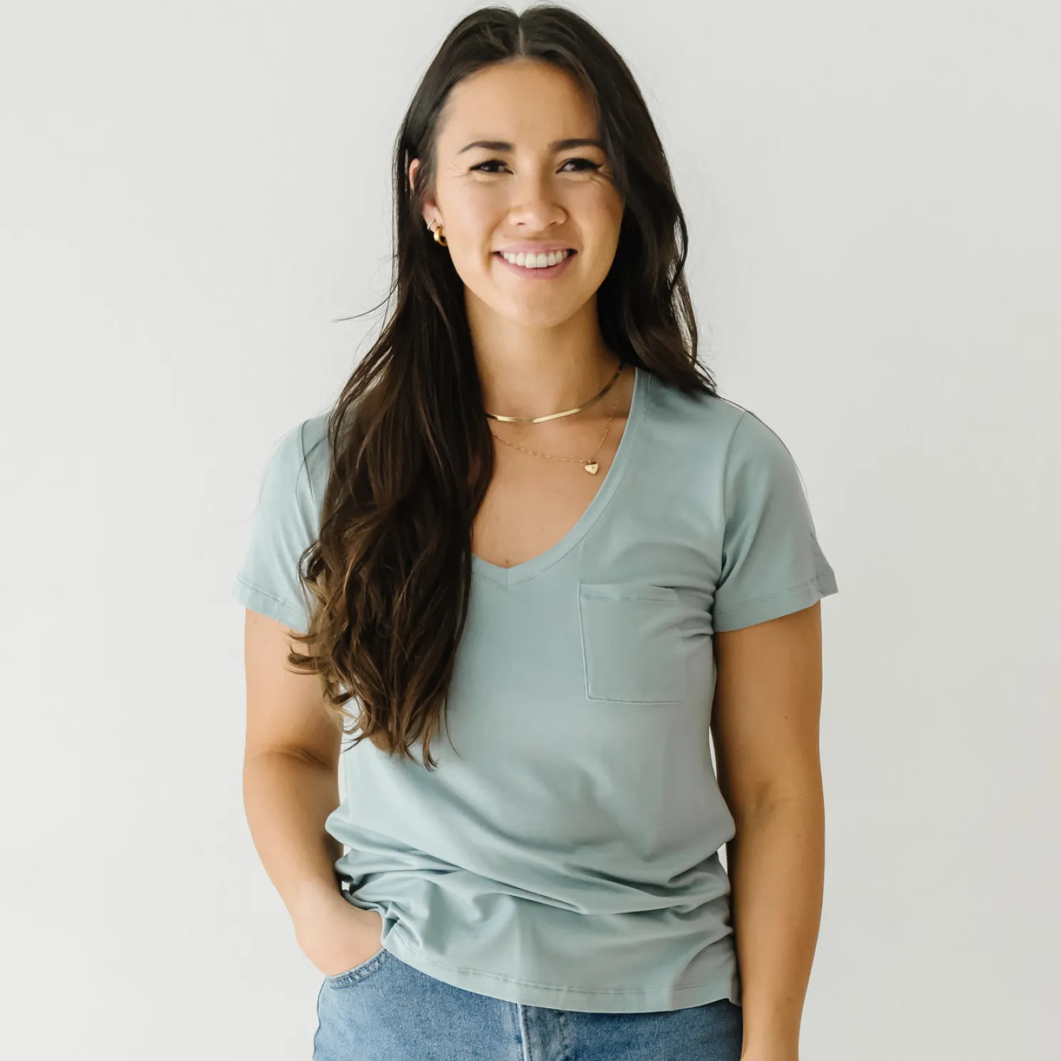 Stormy Perfect Pocket Tee