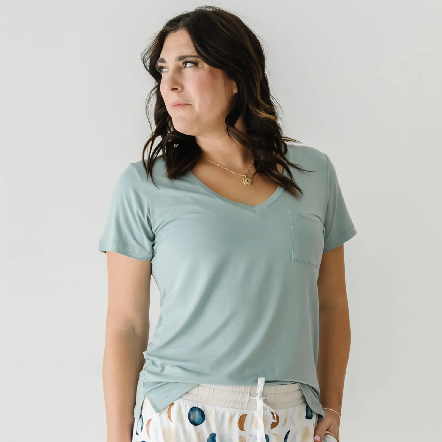 Stormy Perfect Pocket Tee