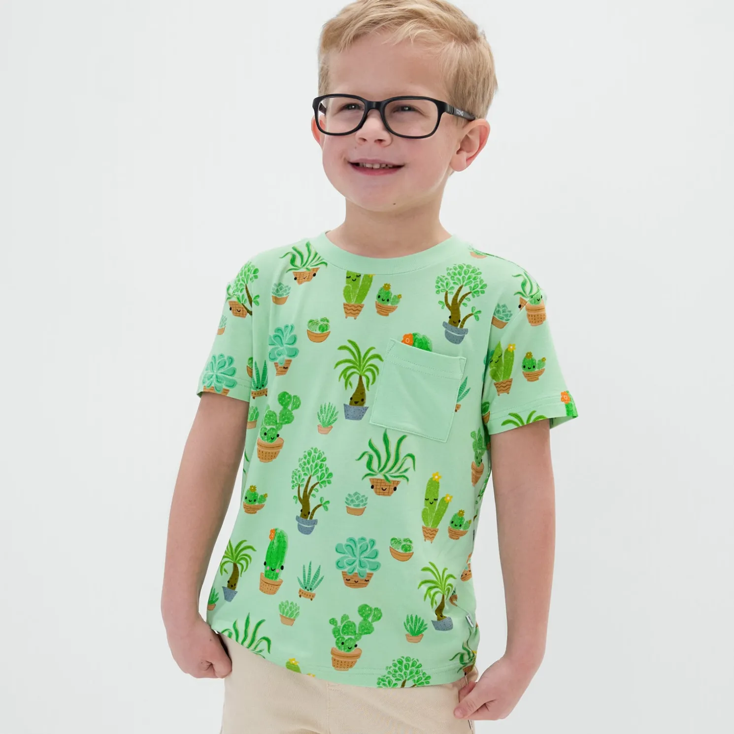 Succulent Love Relaxed Pocket Tee