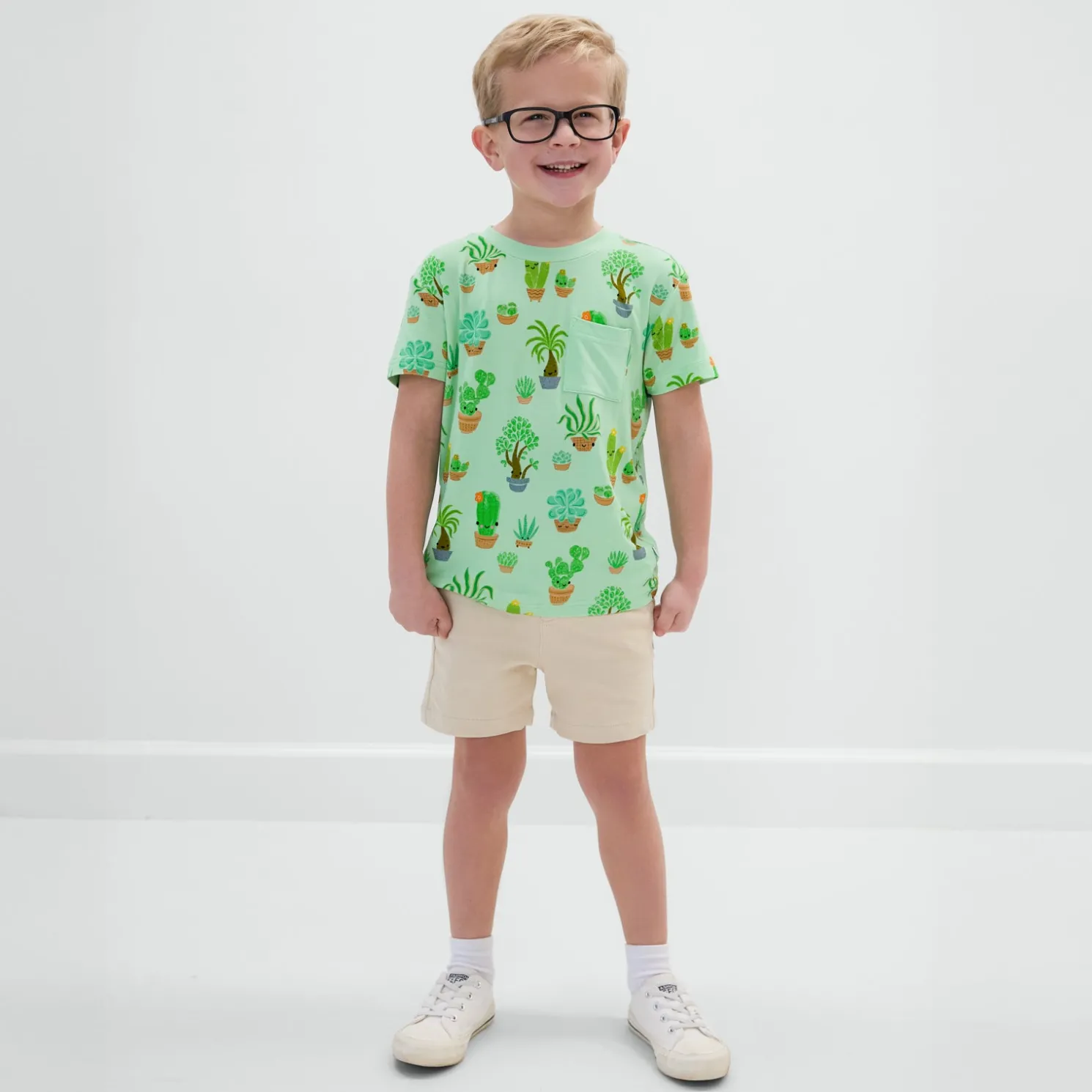 Succulent Love Relaxed Pocket Tee