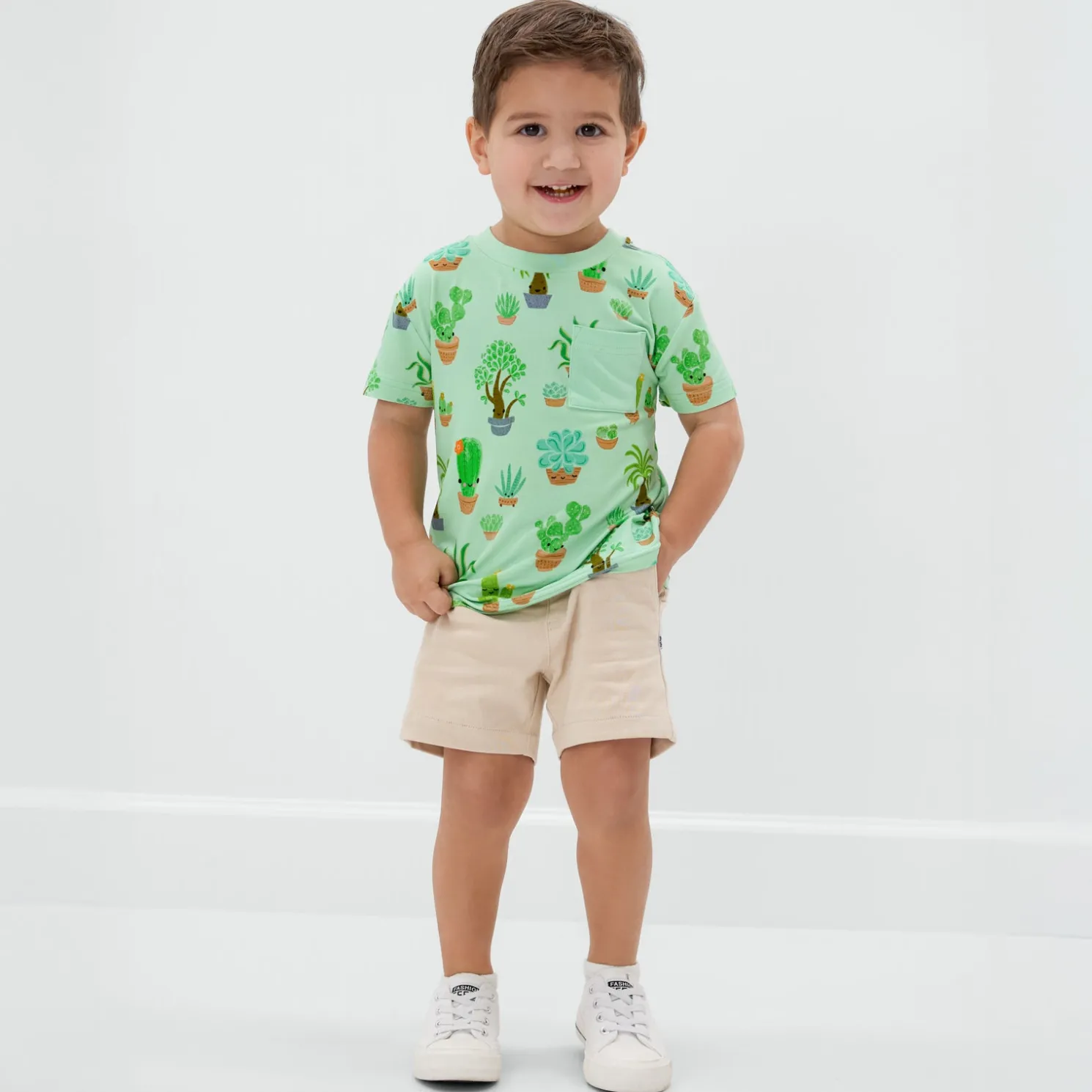 Succulent Love Relaxed Pocket Tee