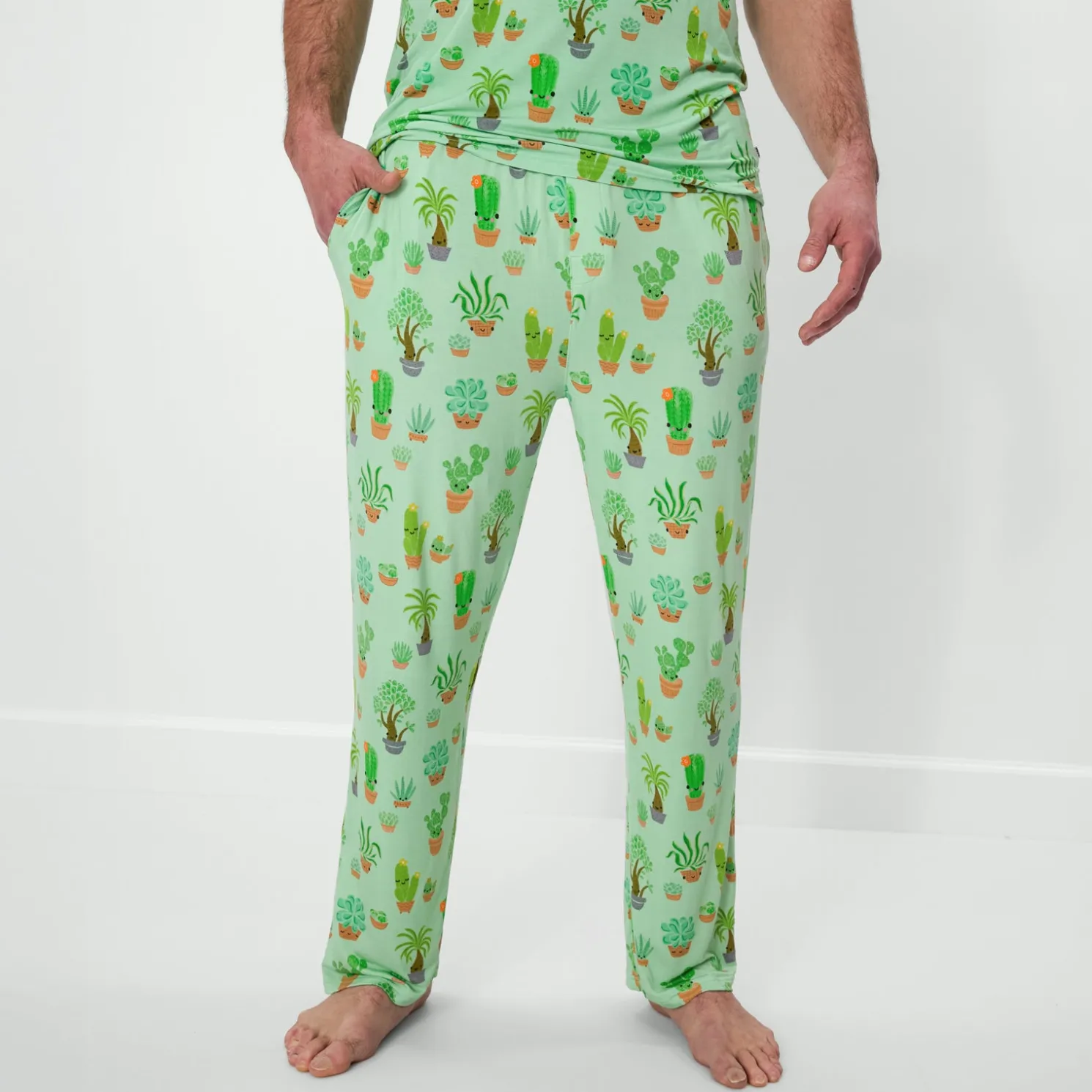 Succulent Love Men's Pajama Pants