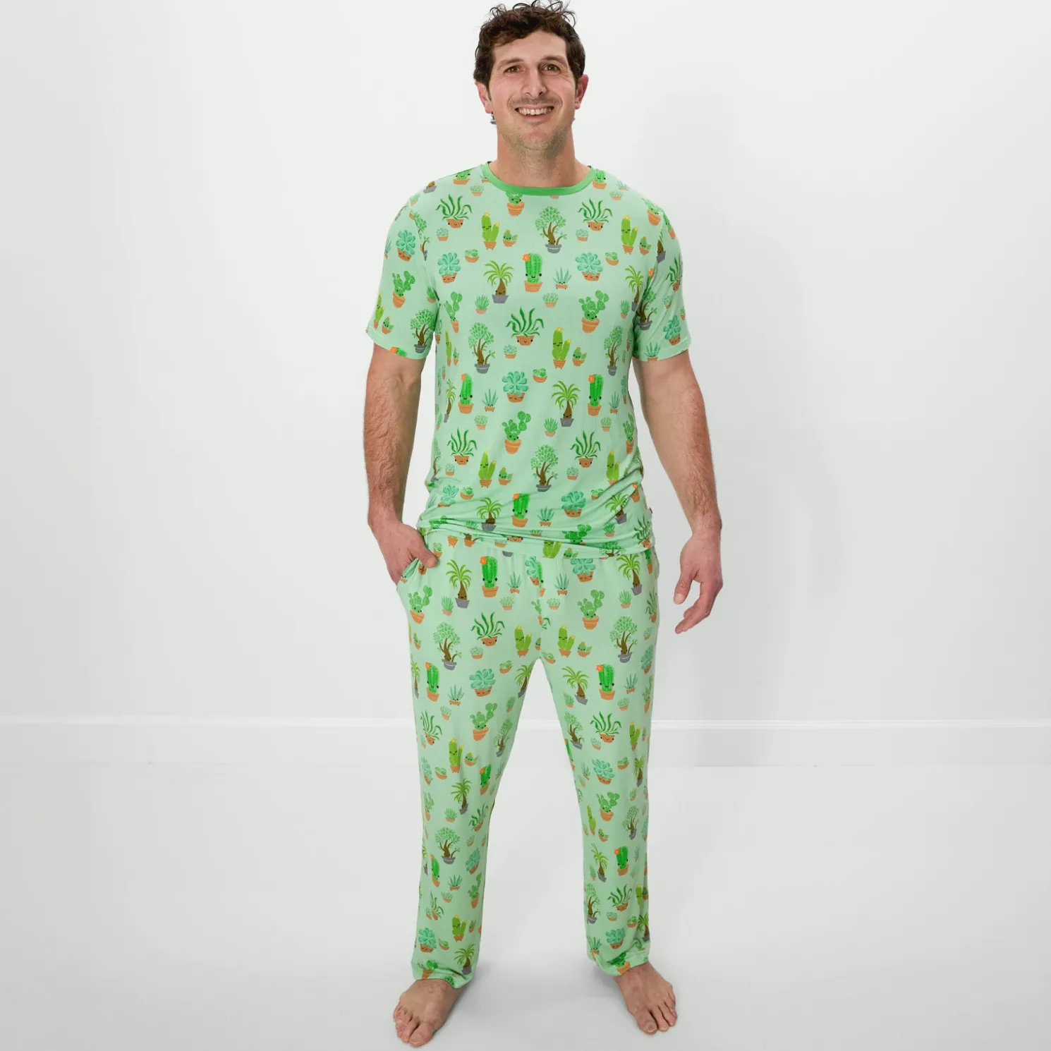 Succulent Love Men's Pajama Pants