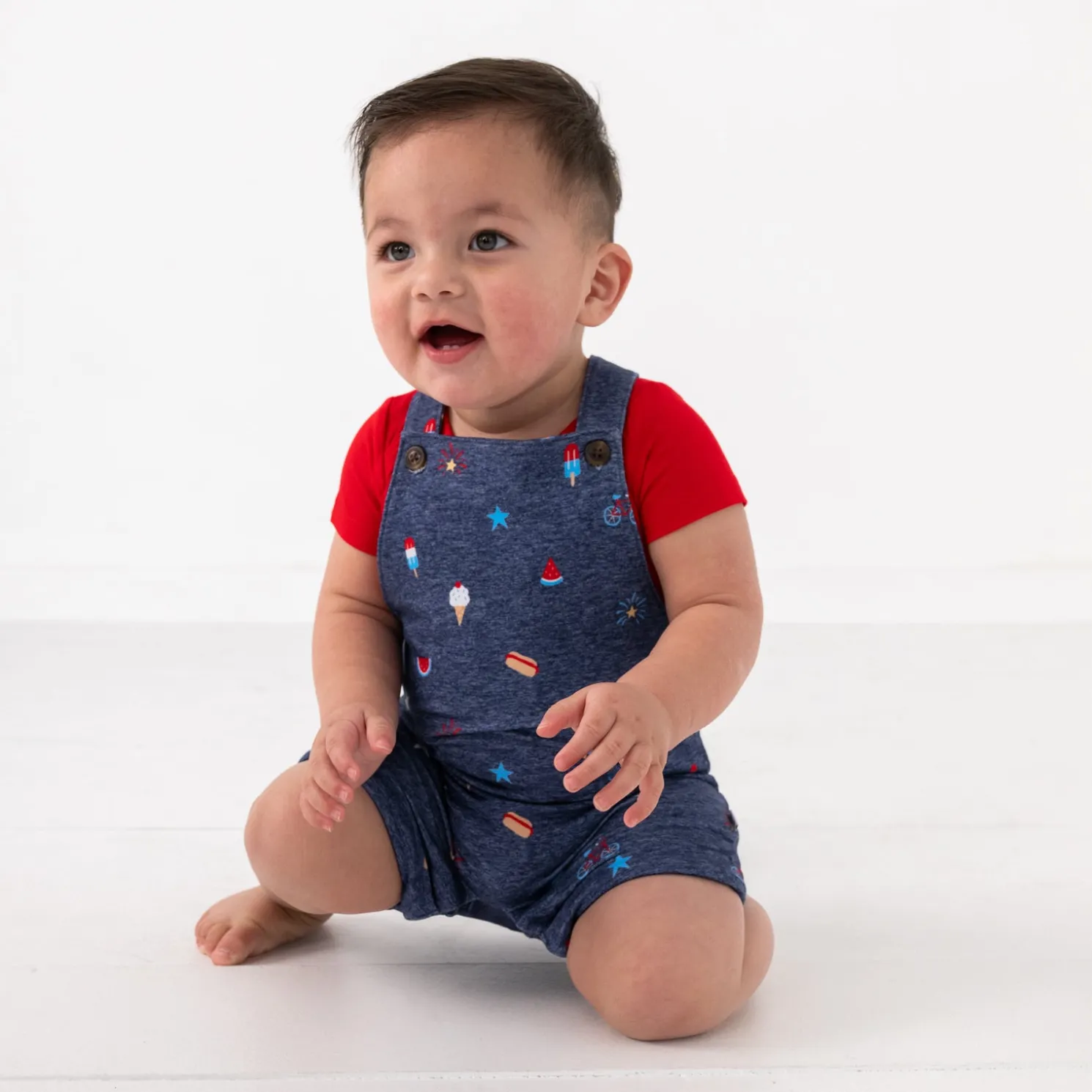 Summer Celebrations Shorty Overall