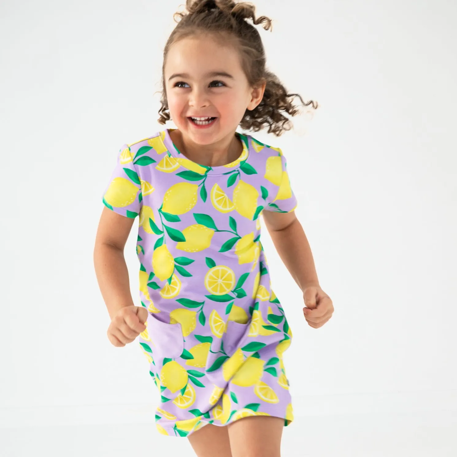 Sunny Citrus A-Line Pocket Dress