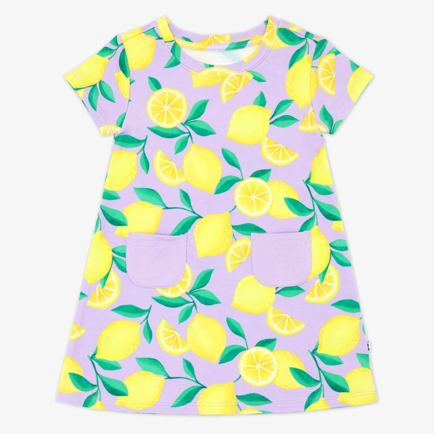 Sunny Citrus A-Line Pocket Dress