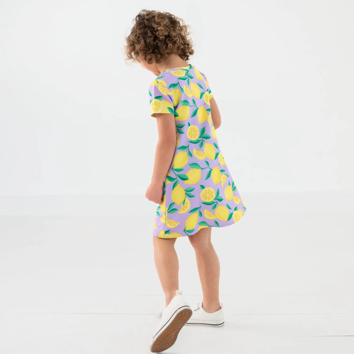Sunny Citrus A-Line Pocket Dress