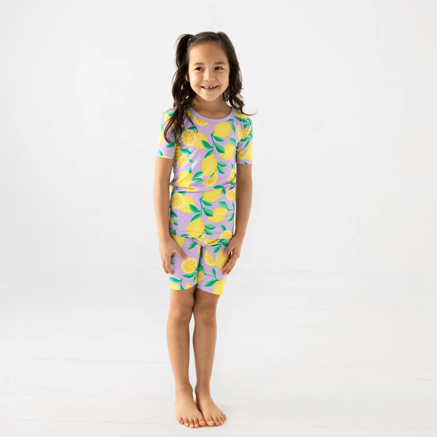 Sunny Citrus Two-Piece Pajama Set