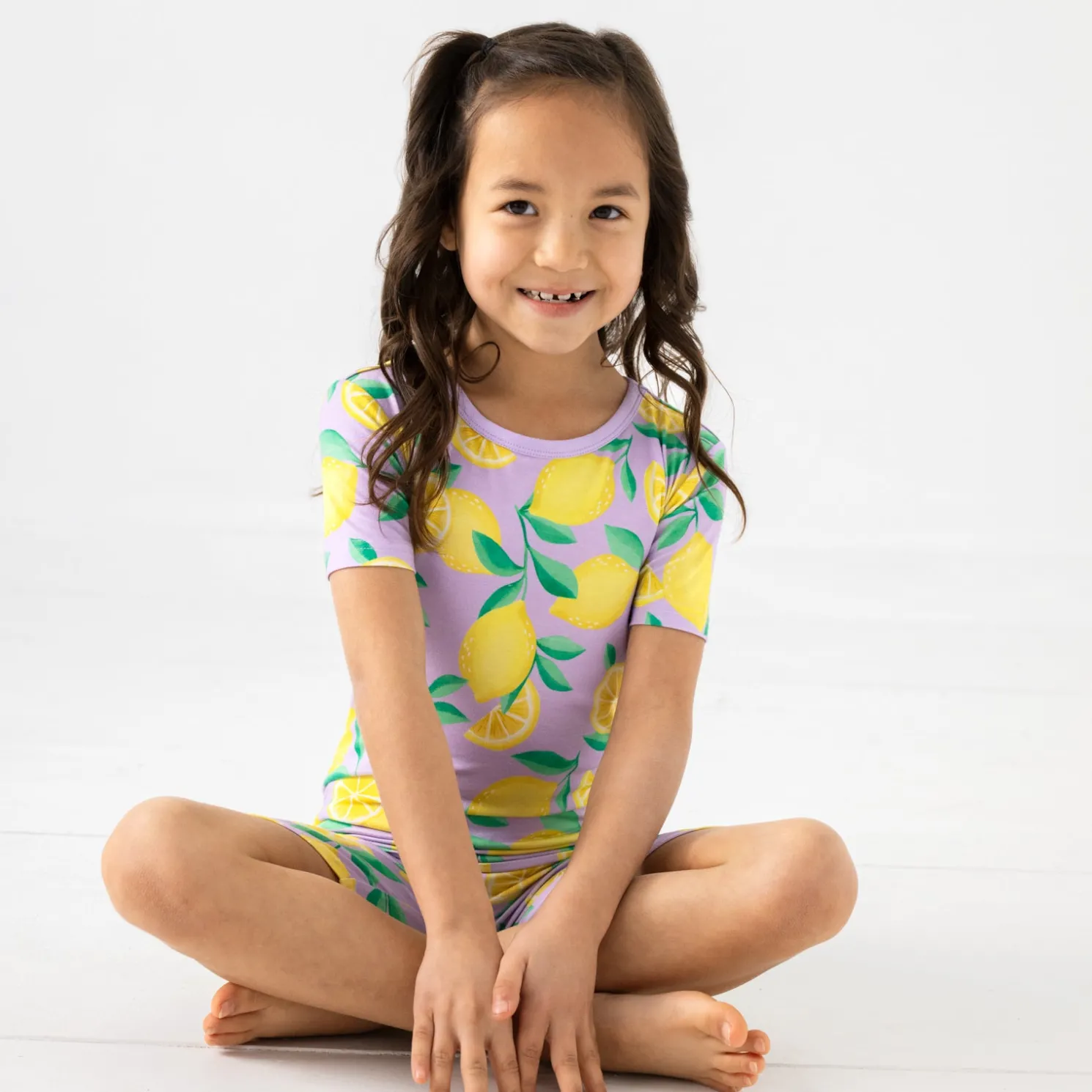 Sunny Citrus Two-Piece Pajama Set