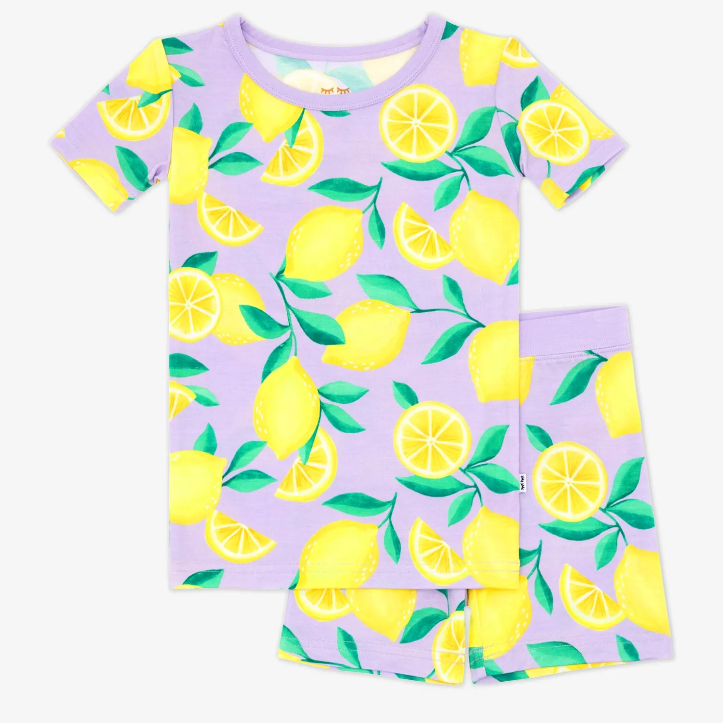 Sunny Citrus Two-Piece Pajama Set