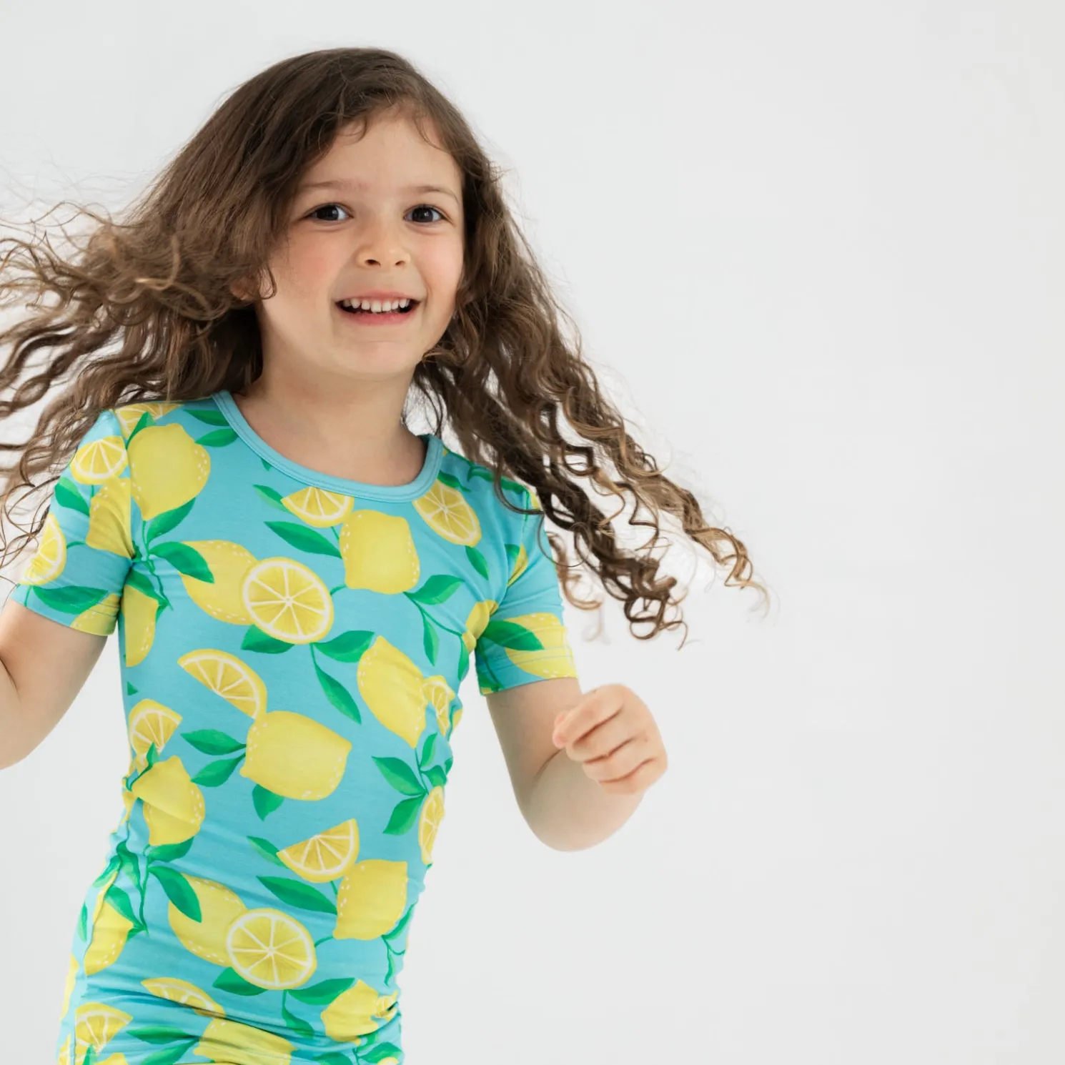 Sunny Citrus Two-Piece Pajama Set