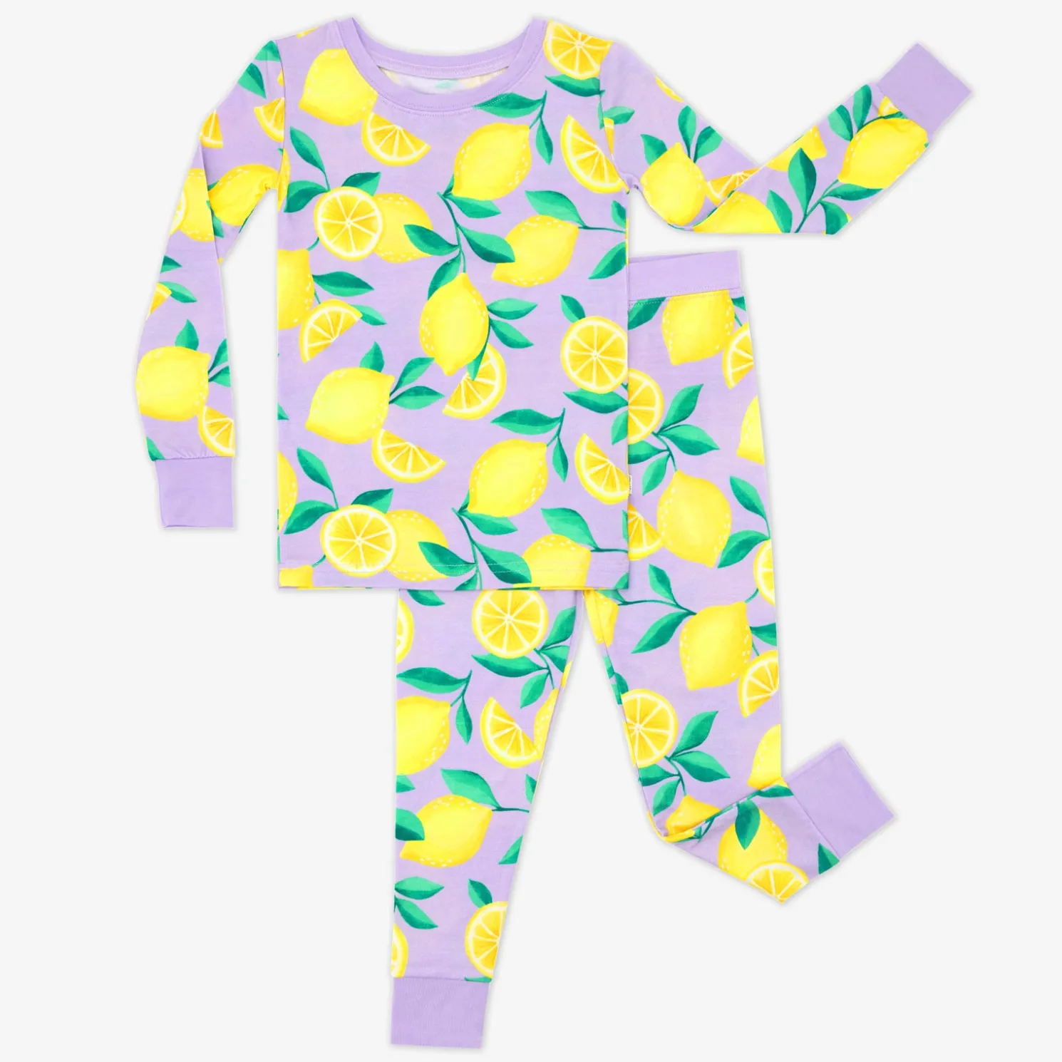 Sunny Citrus Two-Piece Pajama Set