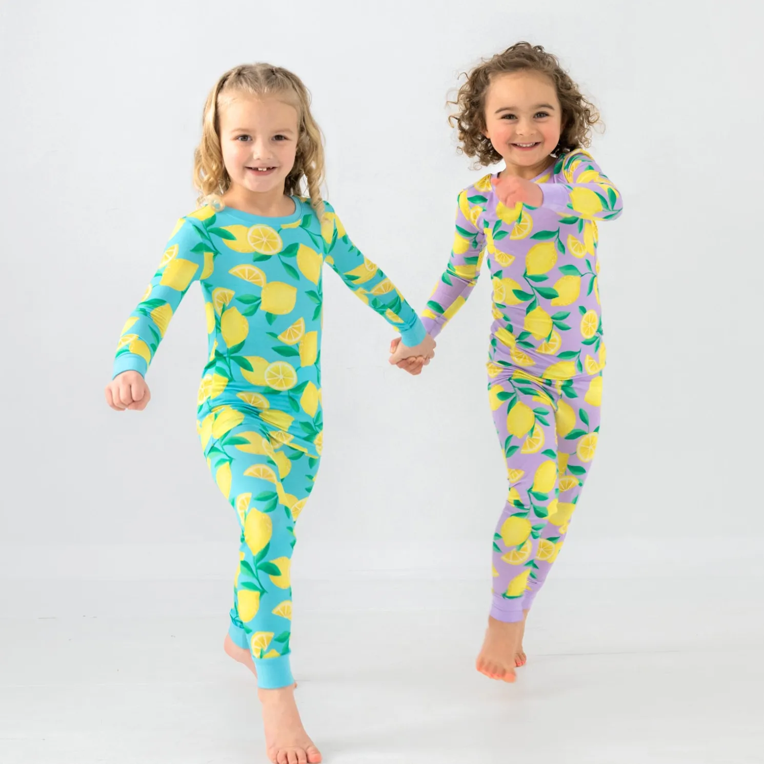 Sunny Citrus Two-Piece Pajama Set