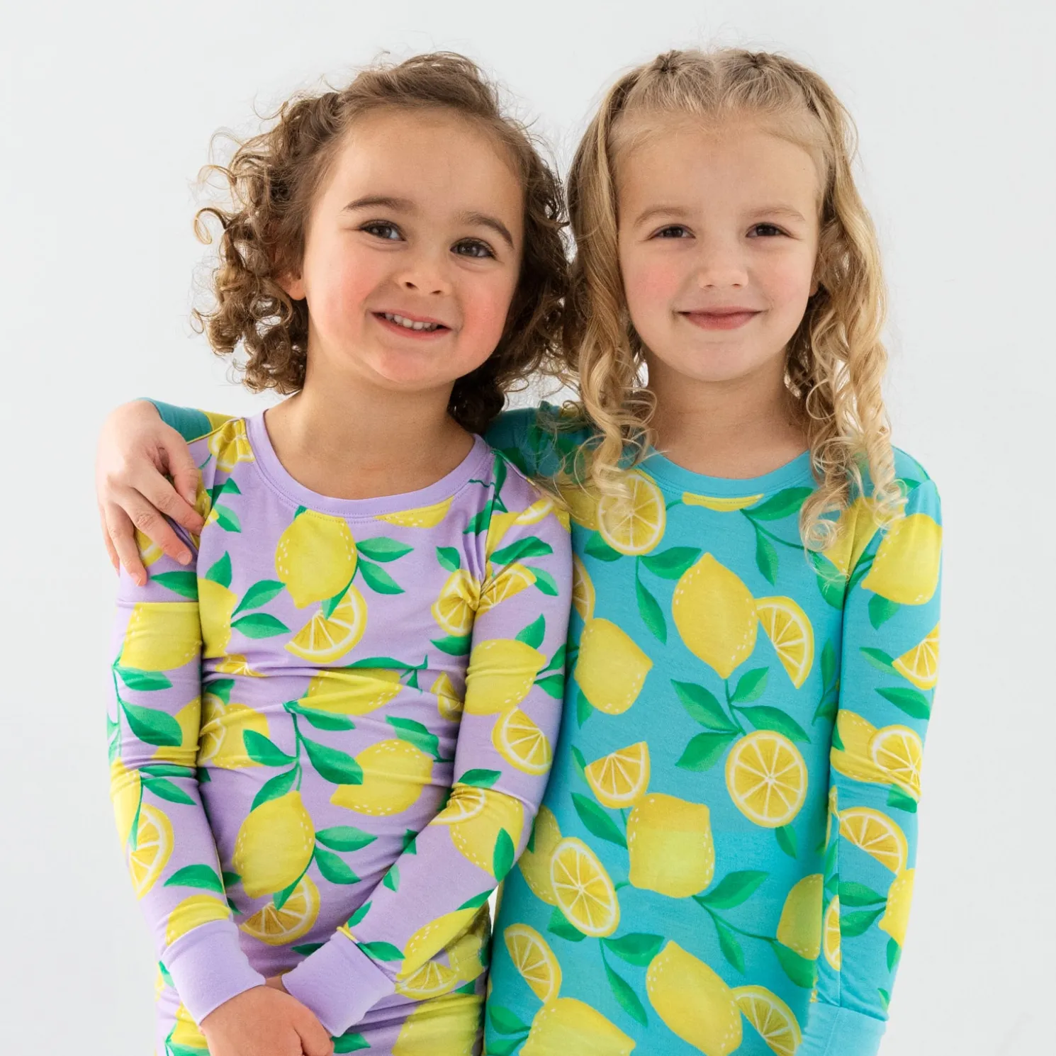 Sunny Citrus Two-Piece Pajama Set