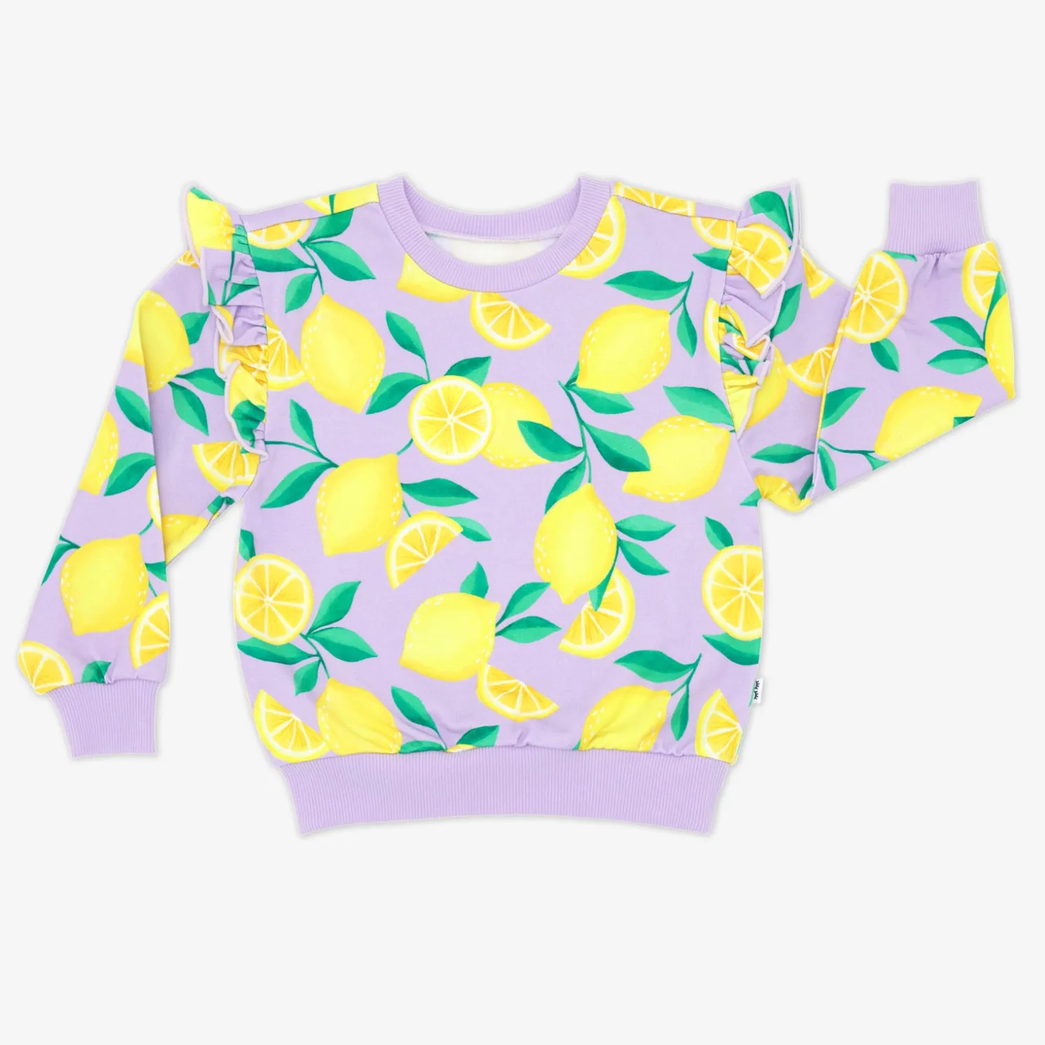 Sunny Citrus Flutter Crewneck