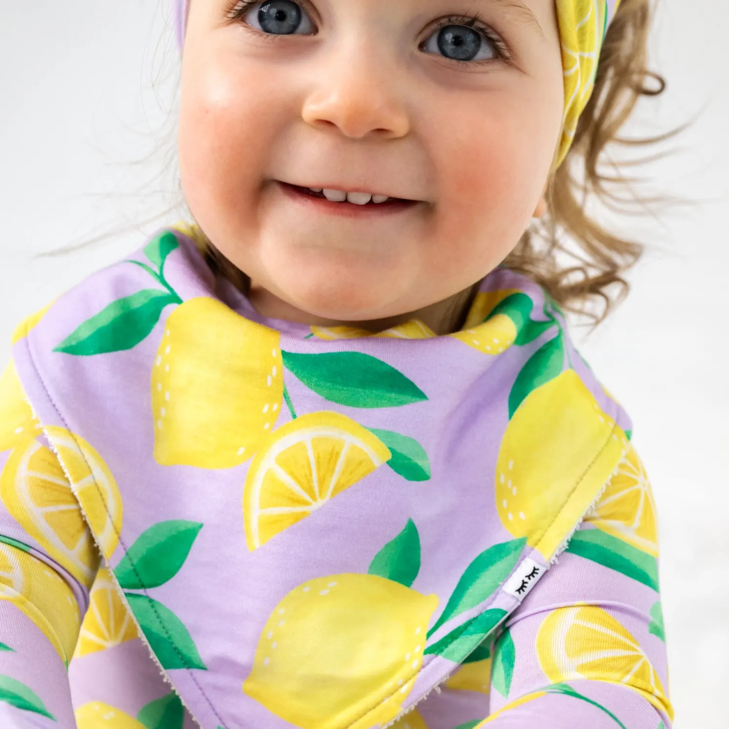 Sunny Citrus Bandana Bib