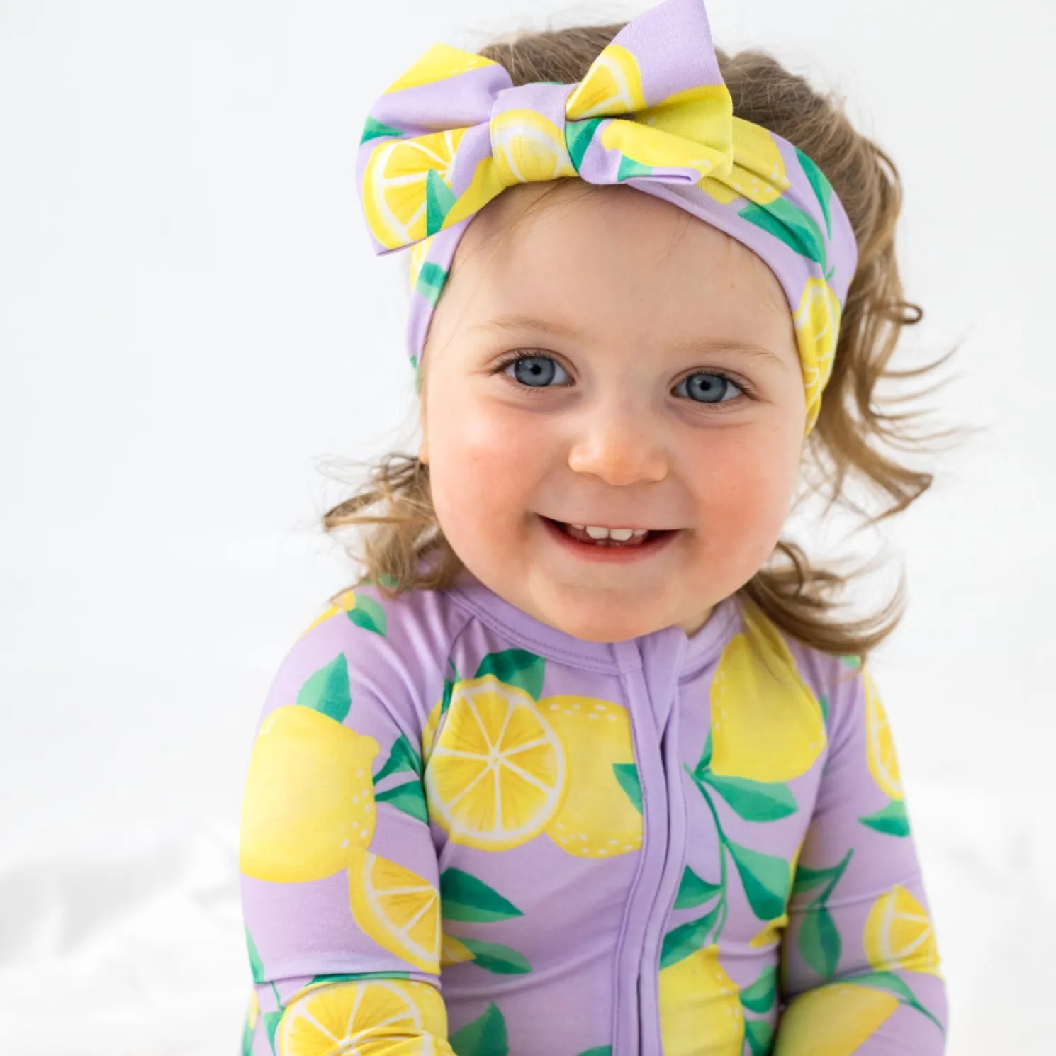 Sunny Citrus Luxe Bow Headband