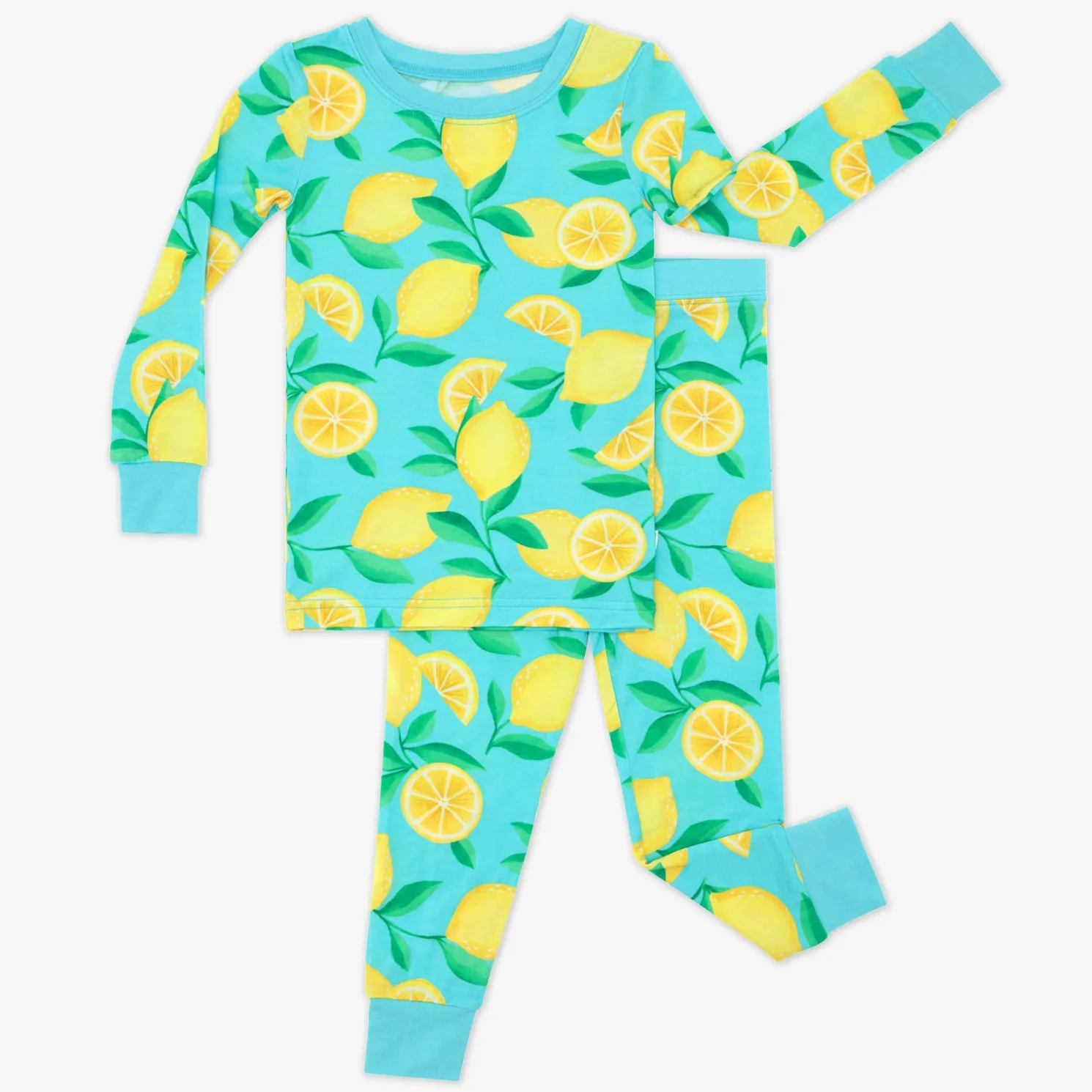 Sunny Citrus Two-Piece Pajama Set