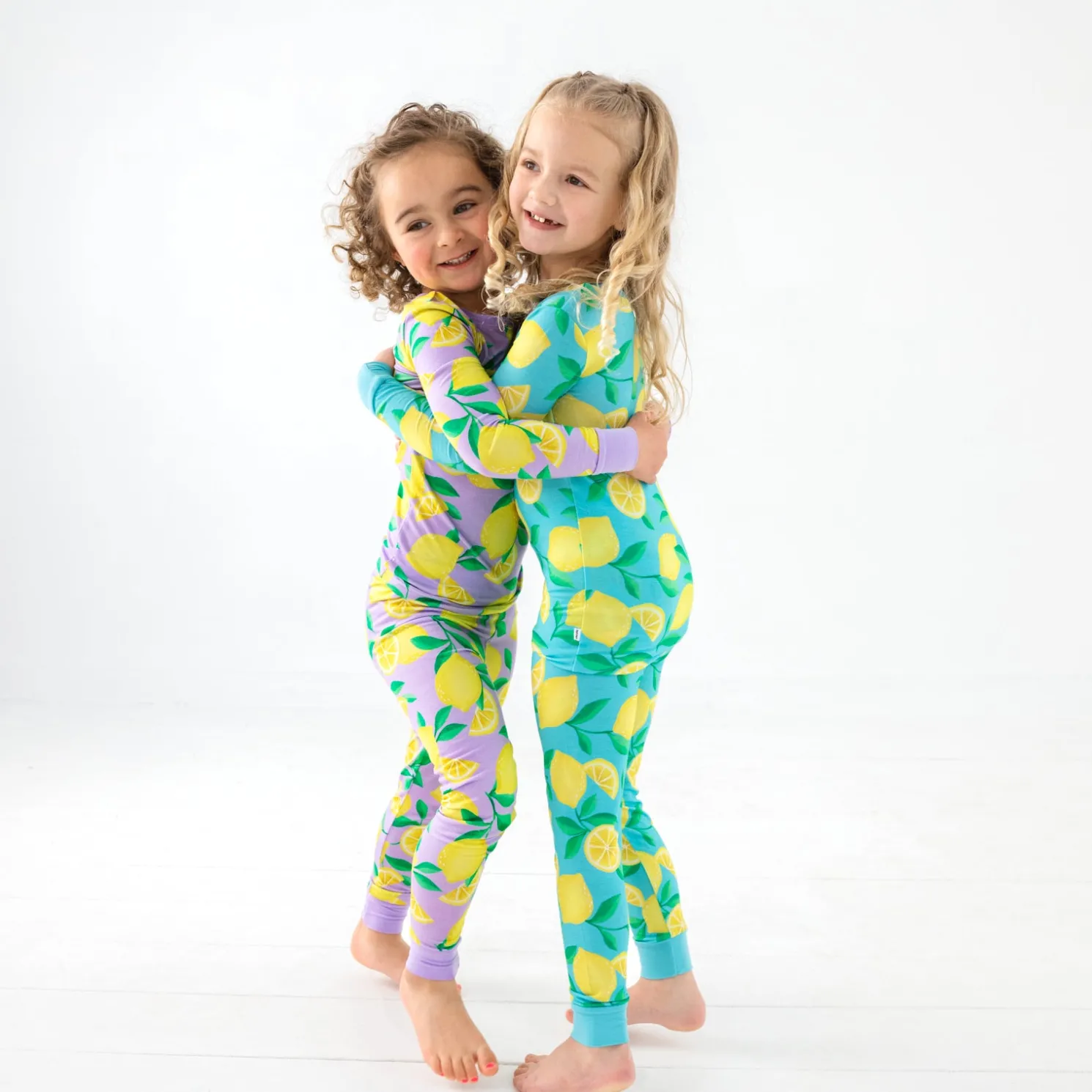 Sunny Citrus Two-Piece Pajama Set