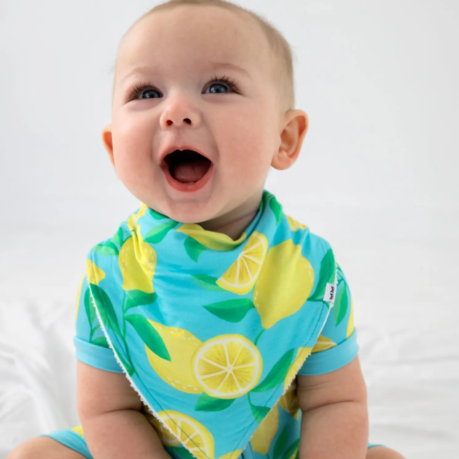 Sunny Citrus Bandana Bib