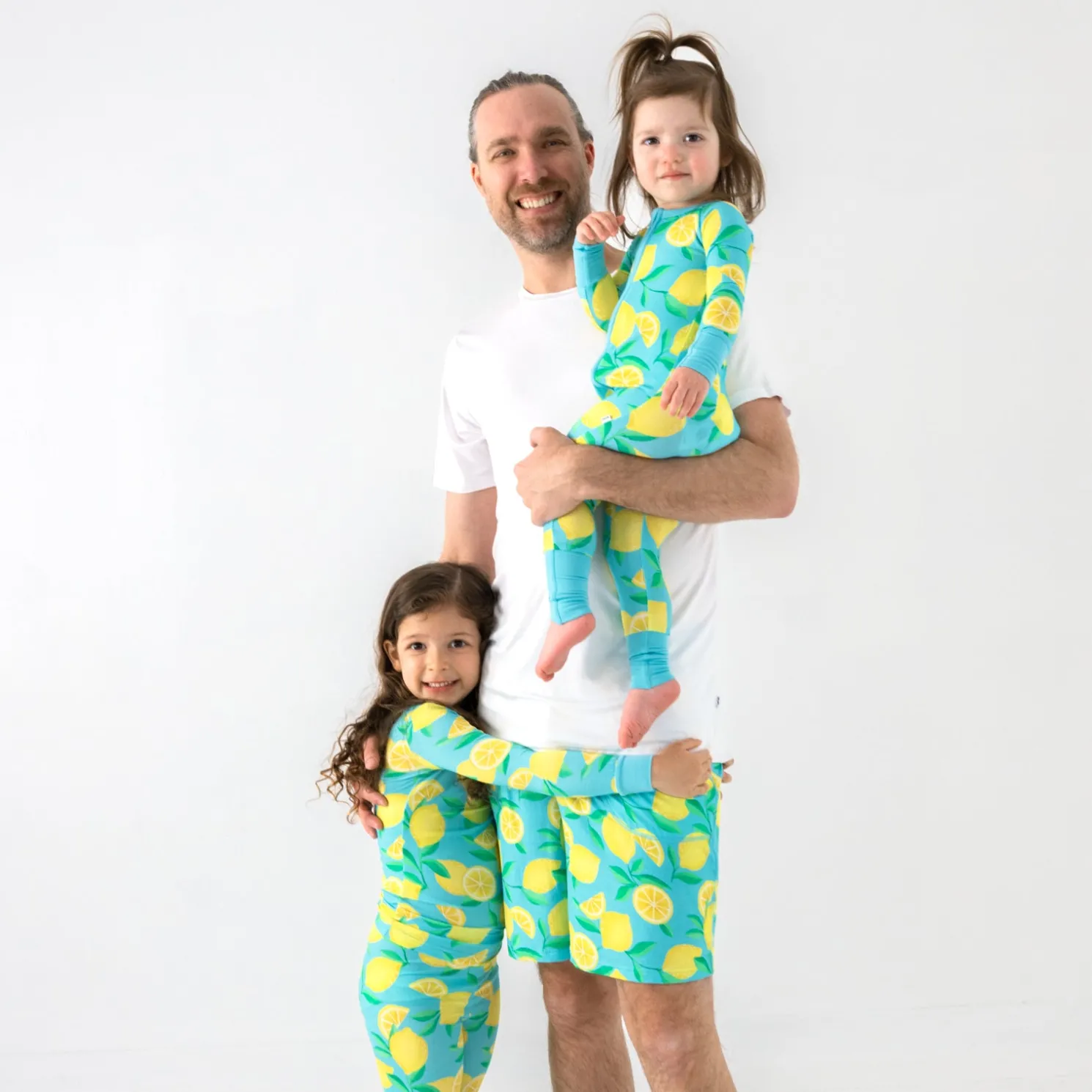 Sunny Citrus Men's Pajama Shorts