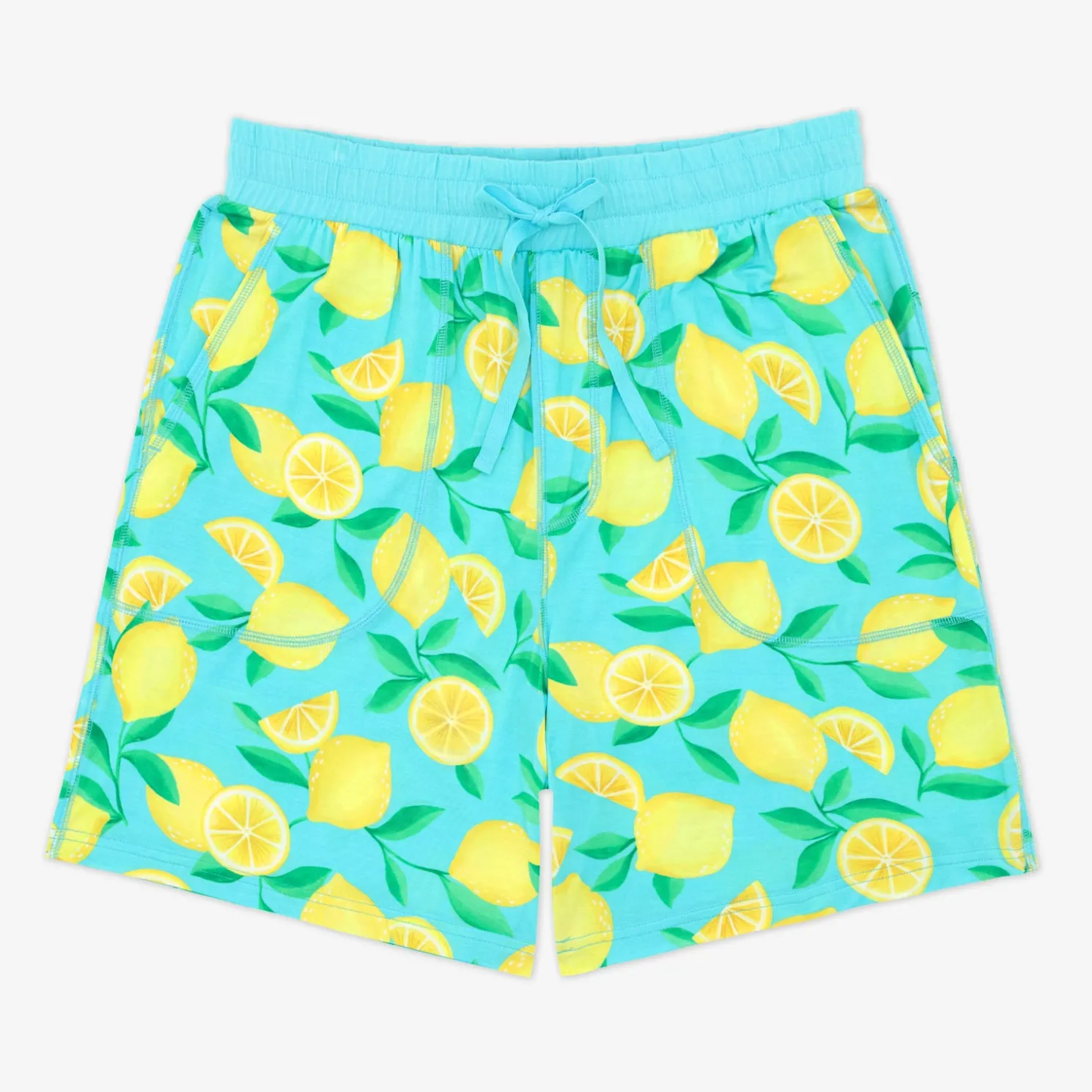 Sunny Citrus Men's Pajama Shorts