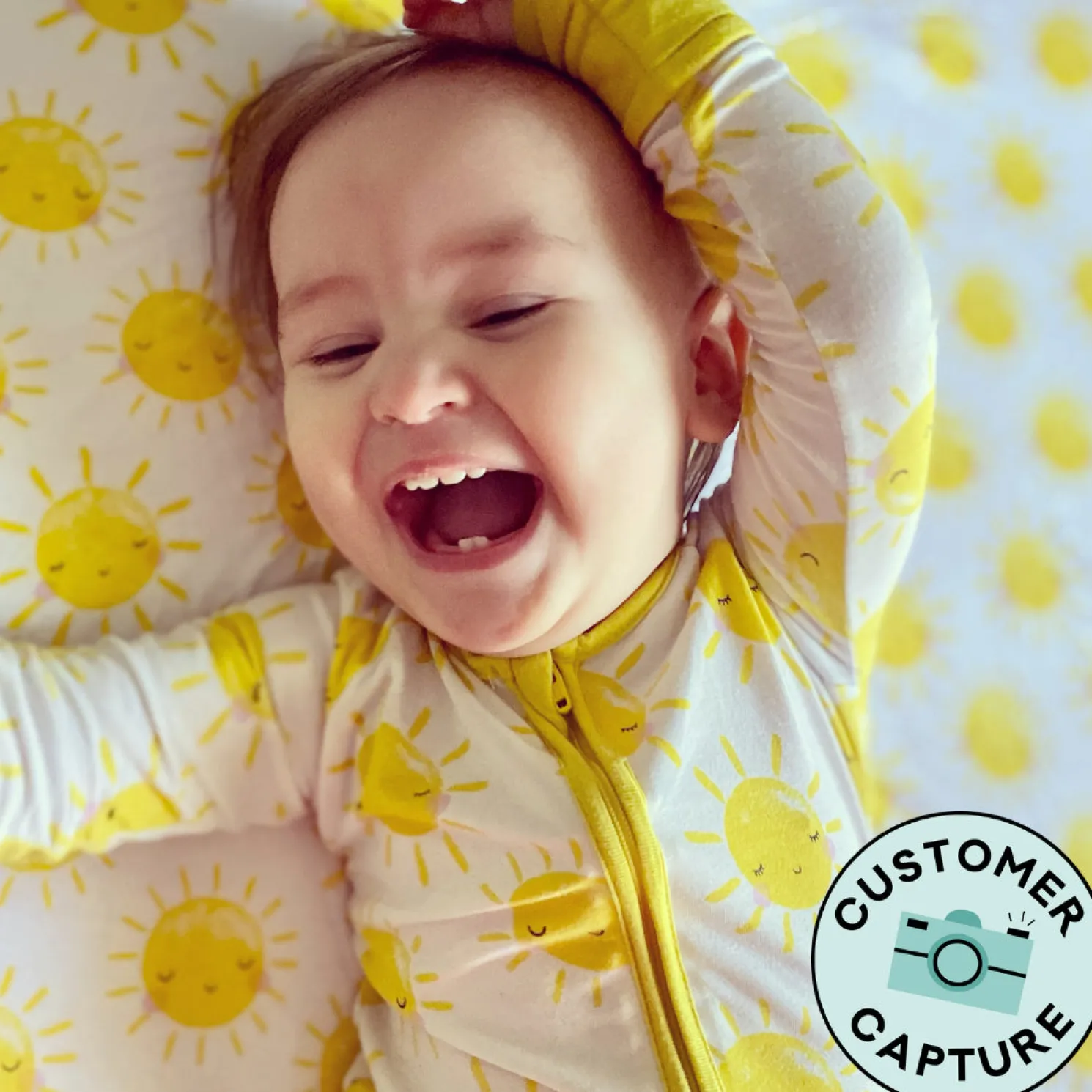 Sunshine Fitted Crib Sheet