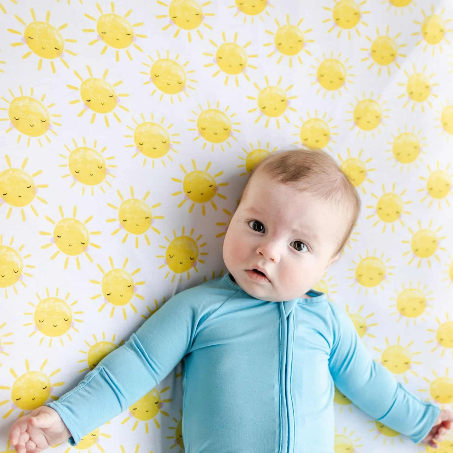 Sunshine Fitted Crib Sheet