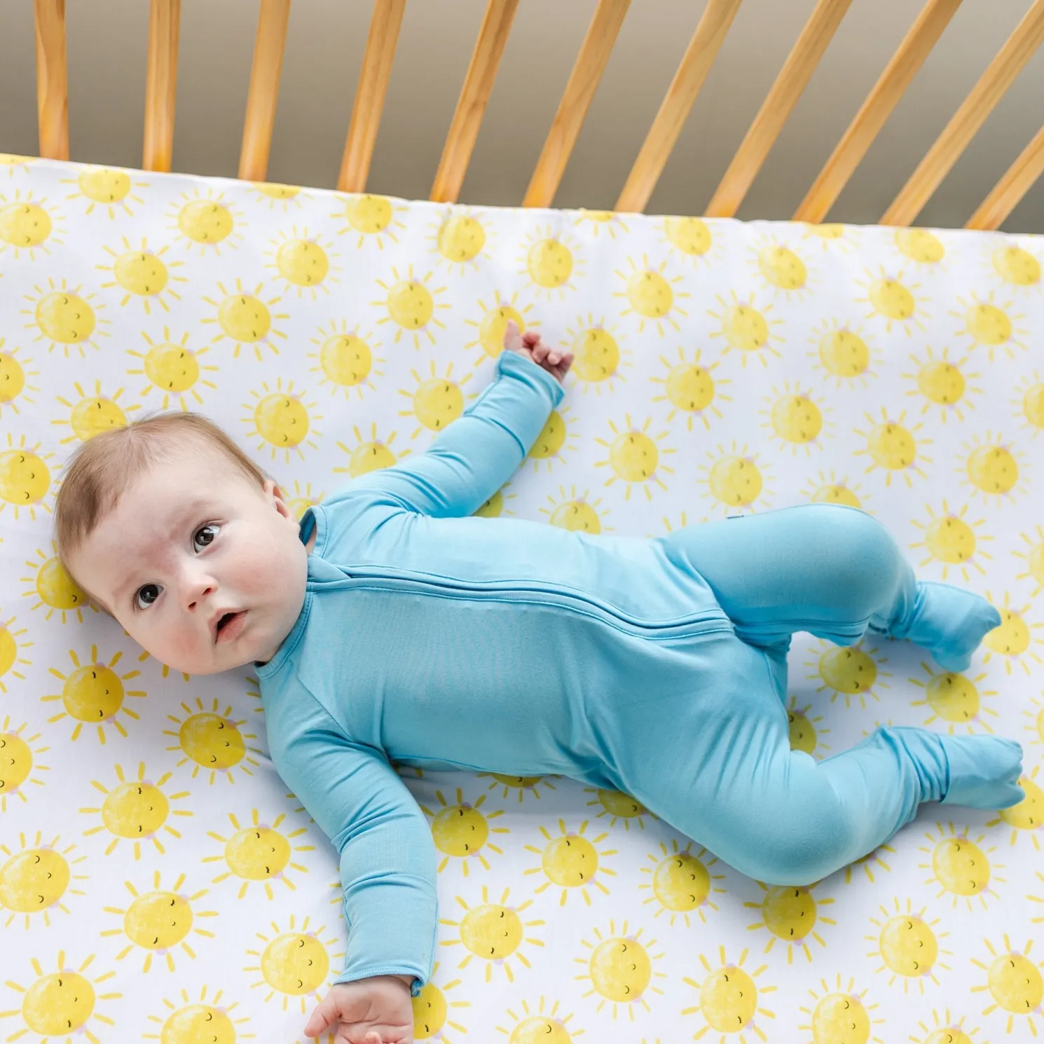 Sunshine Fitted Crib Sheet