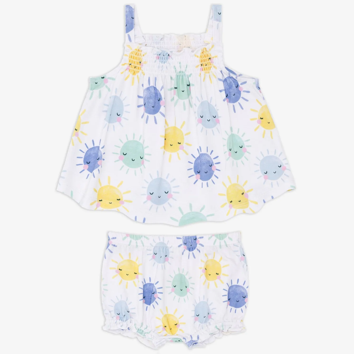 Sunshine Smocked Top with Bloomer