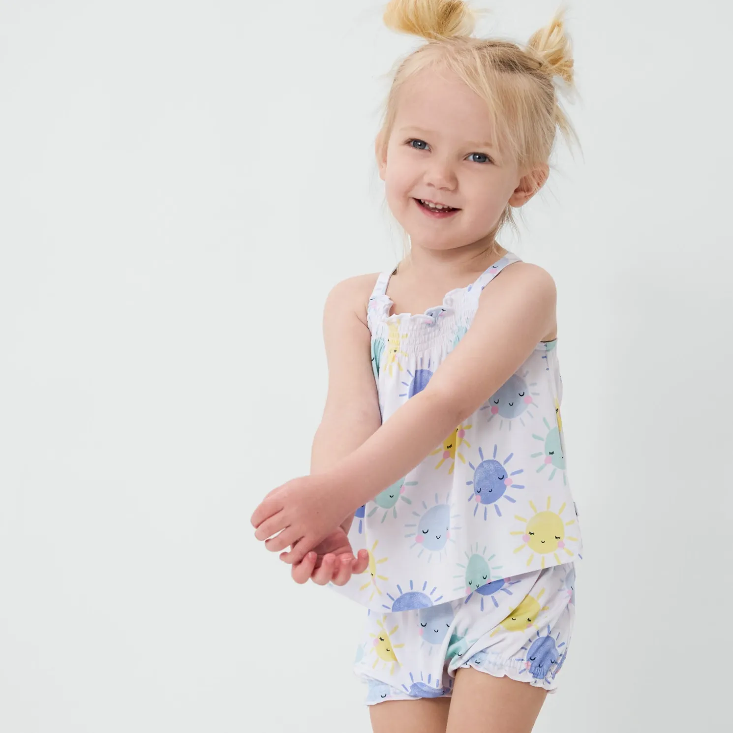 Sunshine Smocked Top with Bloomer